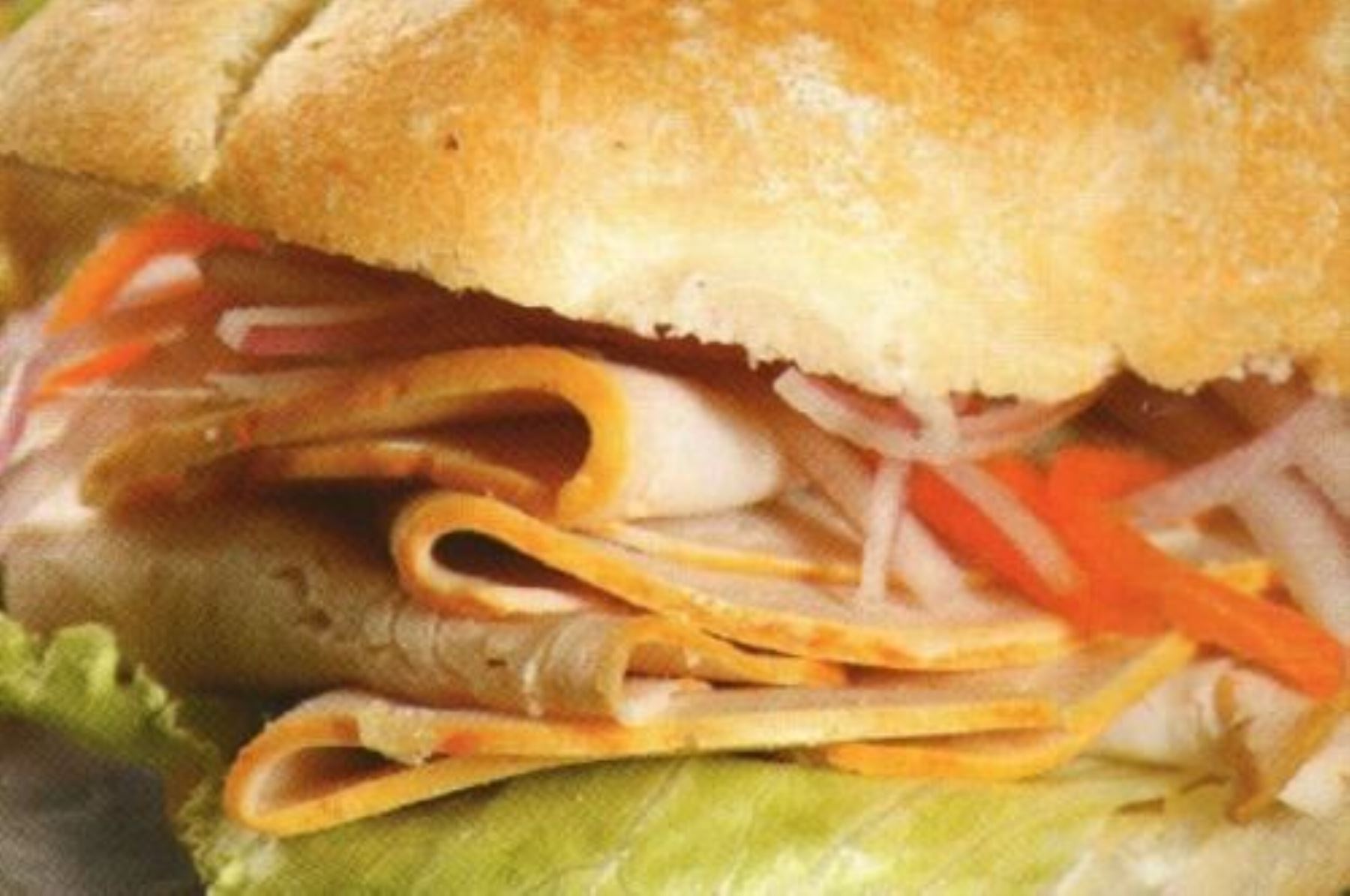 Taste Atlas nombró al sándwich bandera como el segundo más sabroso a nivel mundial, por segundo año consecutivo. Foto: ANDINA/archivo