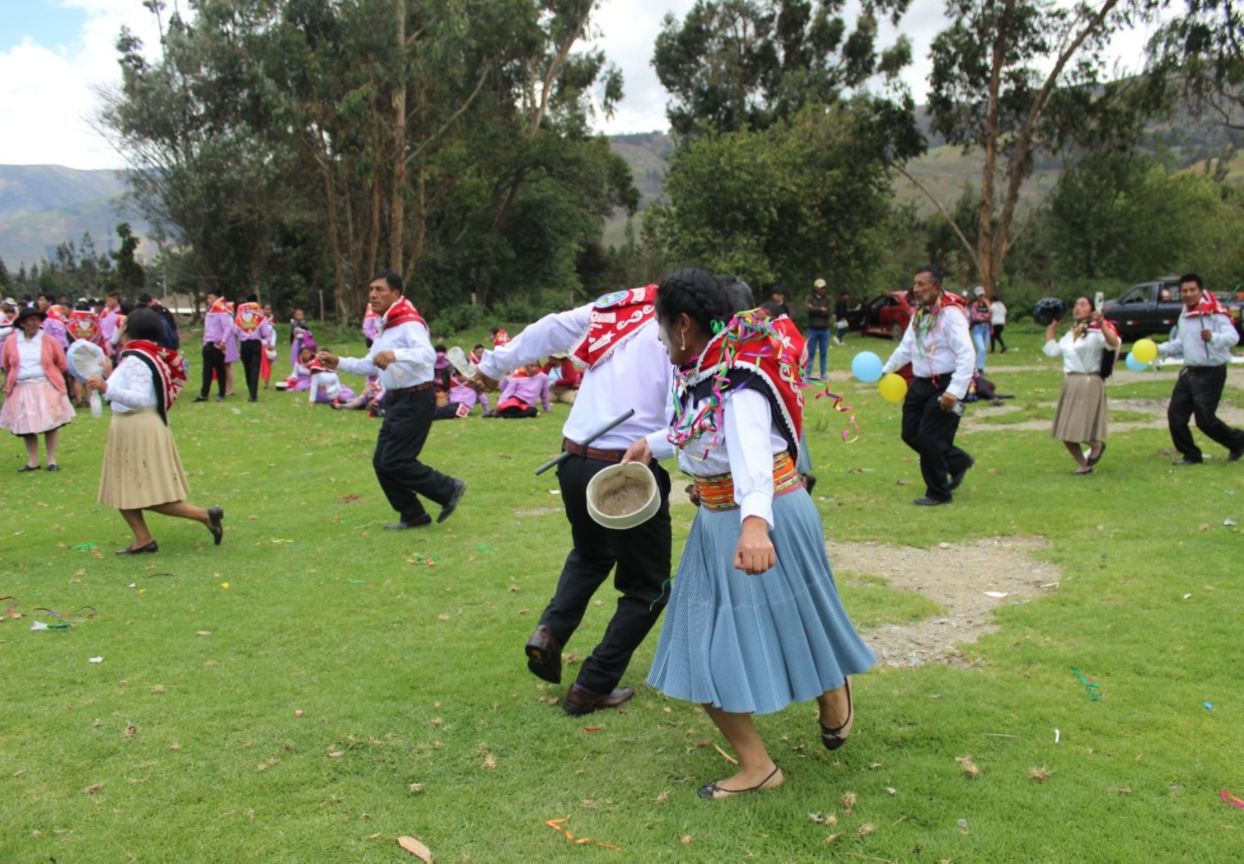 Con gran éxito distrito de Acraquia, en Huancavelica, celebró el carnaval del Tipaki Tipaki, una festividad reconocida como Patrimonio Cultural de la Nación. ANDINA/Difusión