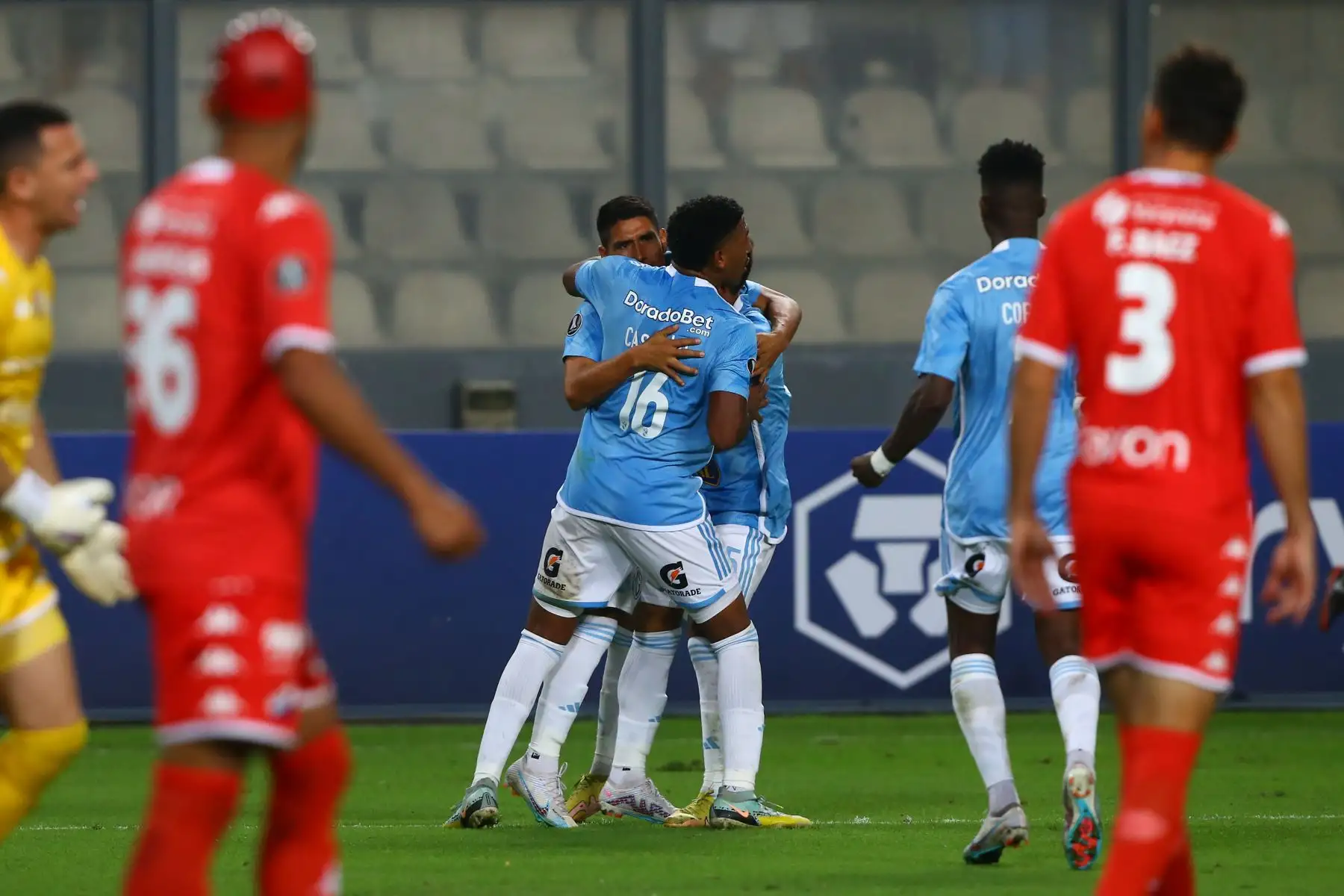 Sporting Cristal  se enfrenta al Nacional de Paraguay por la fase 2 de la Copa Libertadores 2023. 
Foto:ANDINA/Eddy Ramos