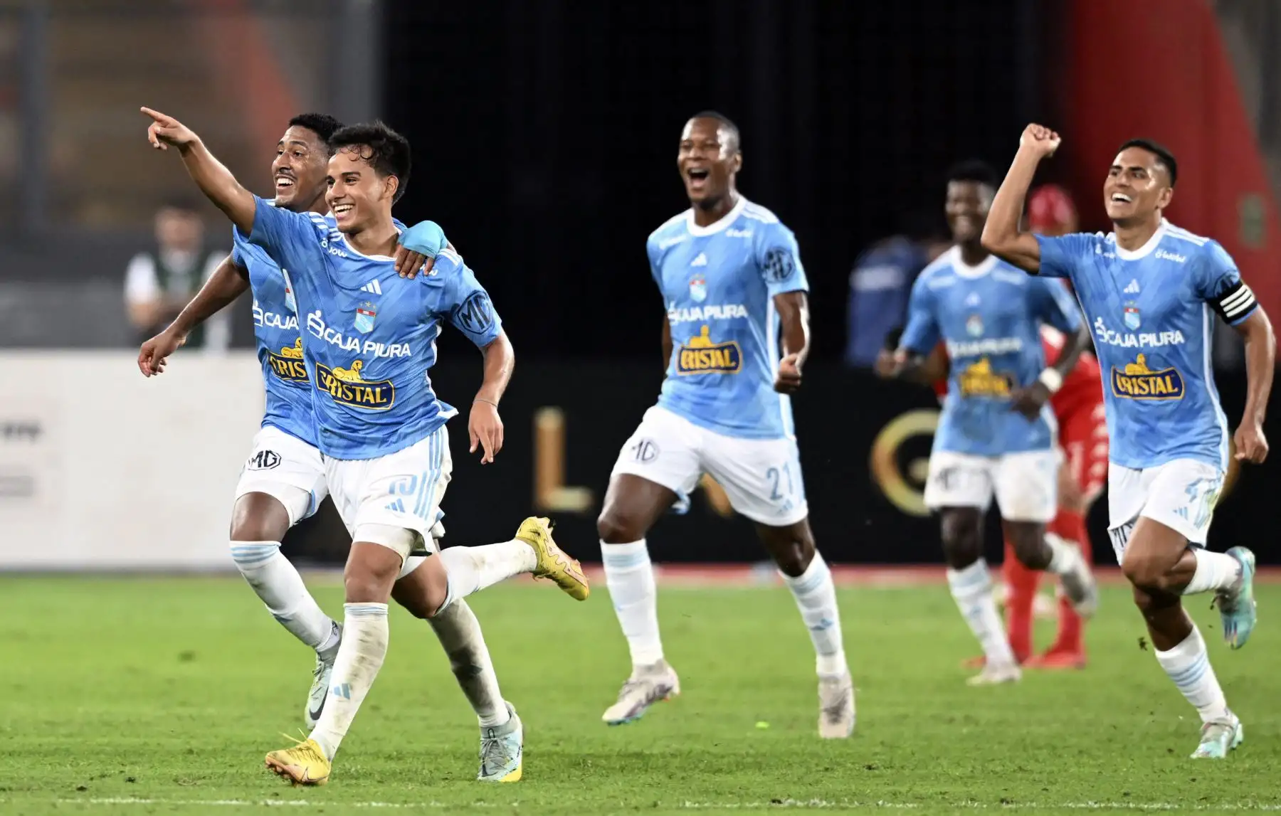 El defensor de Sporting Cristal, Jhilmar Lora.
Foto: AFP