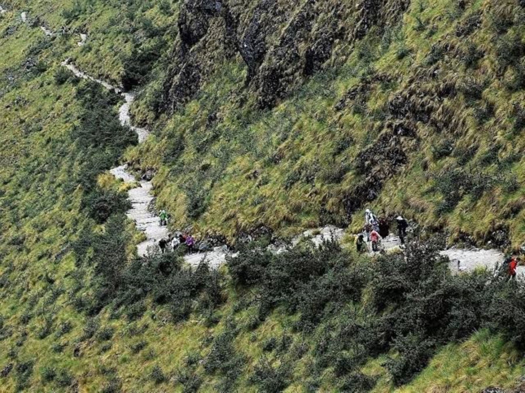 Los turistas podrán ingresar desde hoy a la red de Caminos Inca a Machu Picchu, en Cusco, tras concluirse los trabajos de rehabilitación y mantenimiento que se ejecutaron. Foto: ANDINA/difusión.