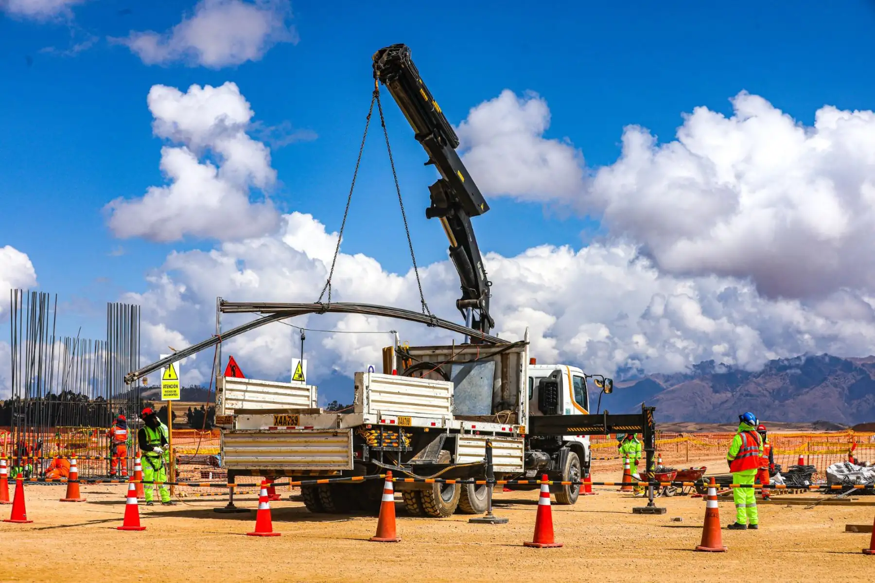 Obras del Aeropuerto Internacional de Chinchero. ANDINA/Difusión