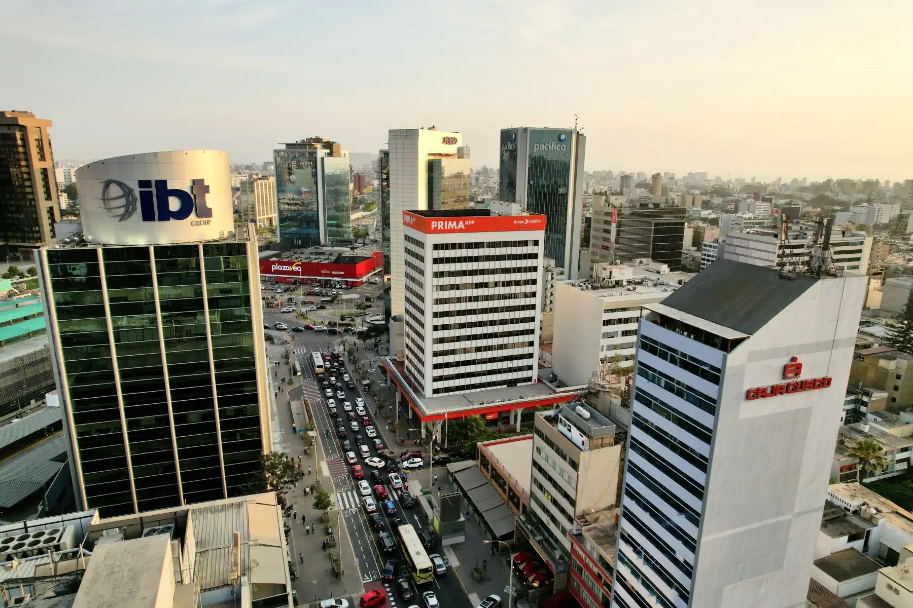 Centro financiero de Lima. Foto: ANDINA/Ricardo Cuba