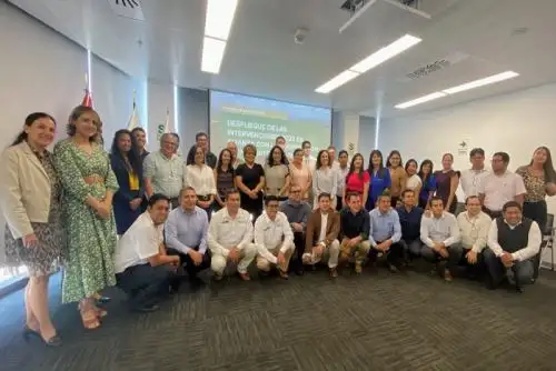La presentación de las iniciativas del Osinfor se llevó a cabo en la sede central de la entidad, ante directores y representantes de la cooperación técnica internacional.