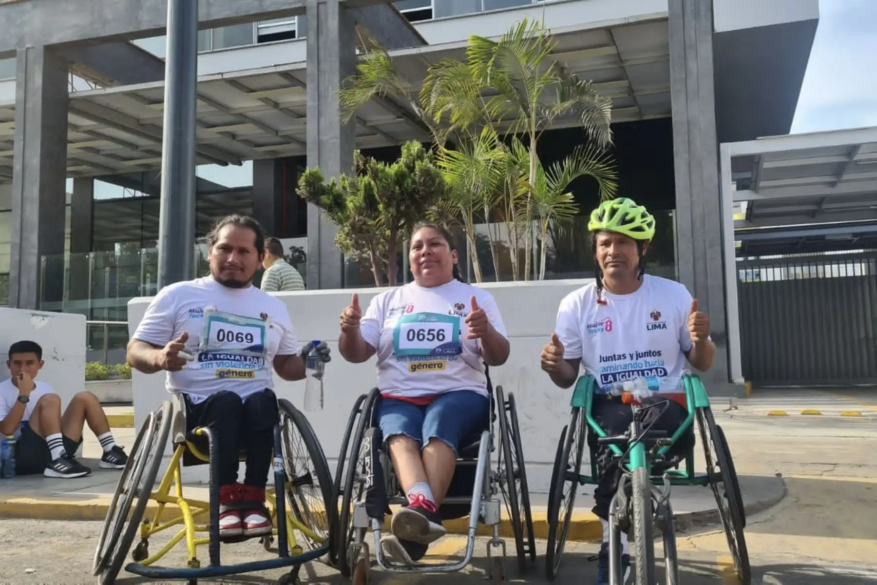 Carrera 5k Lima Corre por el Día Internacional de la Mujer, donde participan personas con discapacidad física, auditiva, visual, tanto para damas y varones.

Foto: ANDINA/Difusión
