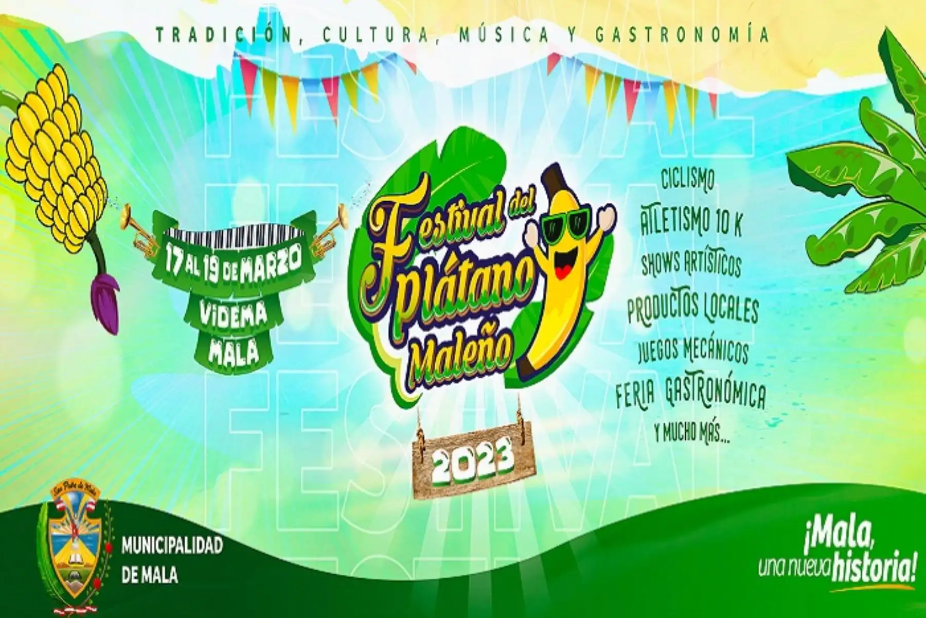 Mala se prepara para el Festival del Plátano y espera más de 5,000 visitantes