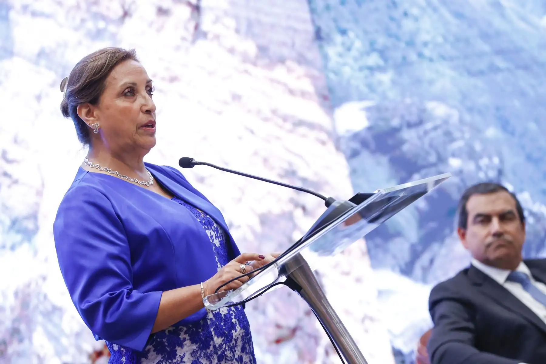 Presidenta Dina Boluarte participa en la ceremonia de transferencia de la presidencia del nuevo consejo directivo 2023-2025 de la Confiep.
Foto: ANDINA/Presidencia Perú