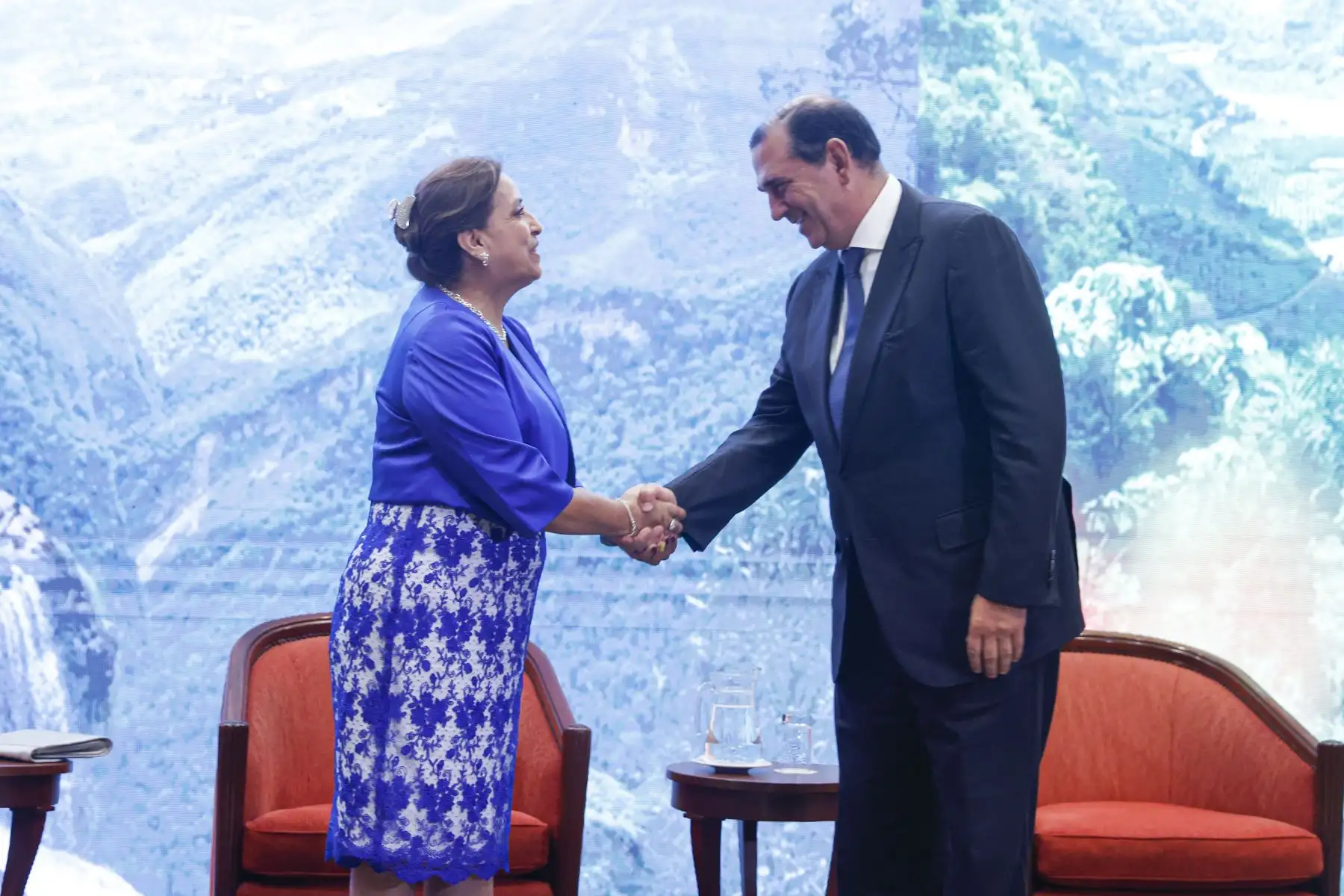 Presidenta Dina Boluarte participa en la ceremonia de transferencia de la presidencia del nuevo consejo directivo 2023-2025 de la Confiep.
Foto: ANDINA/Presidencia Perú