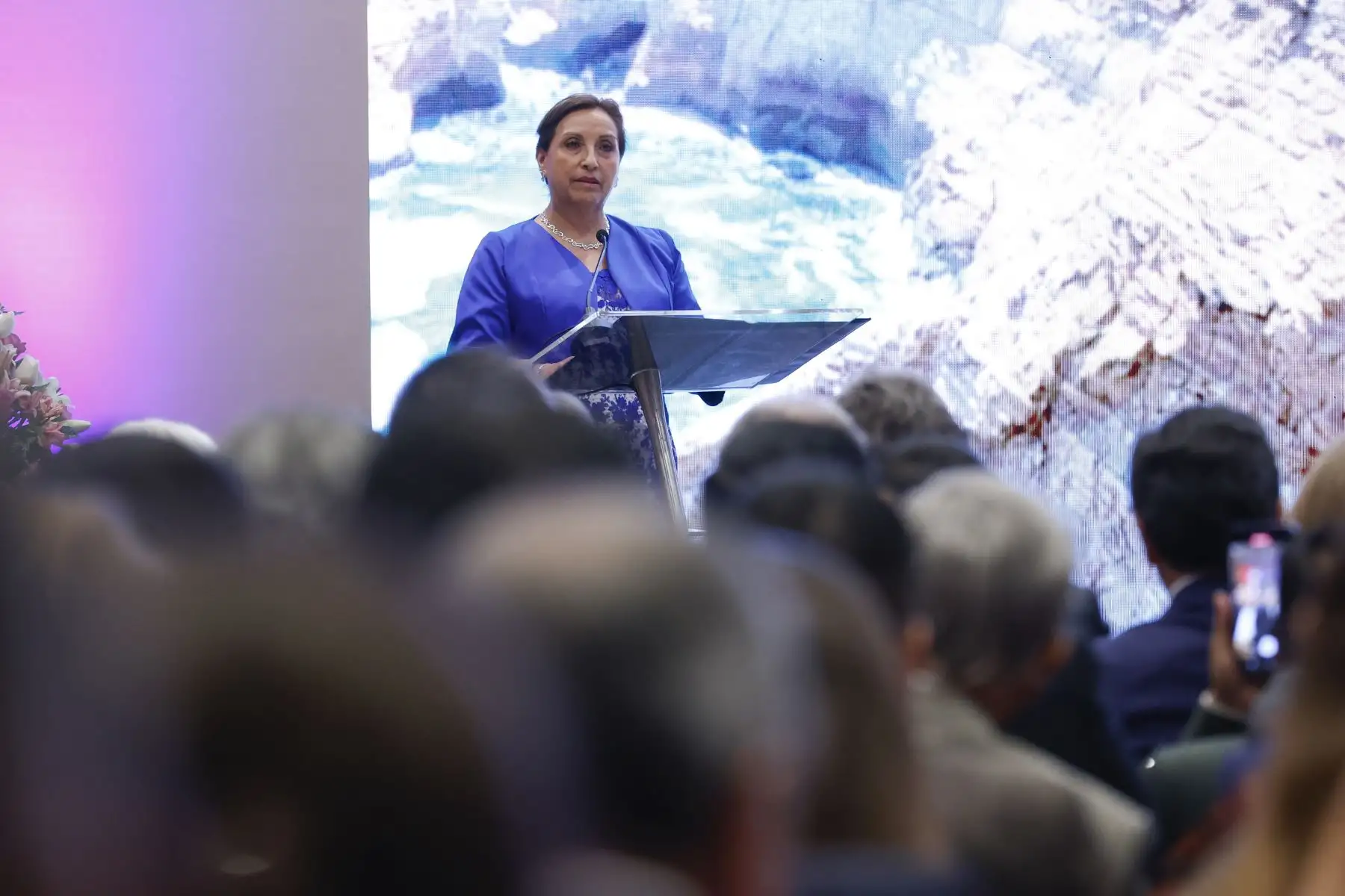 Presidenta Dina Boluarte participa en la ceremonia de transferencia de la presidencia del nuevo consejo directivo 2023-2025 de la Confiep.
Foto: ANDINA/Presidencia Perú