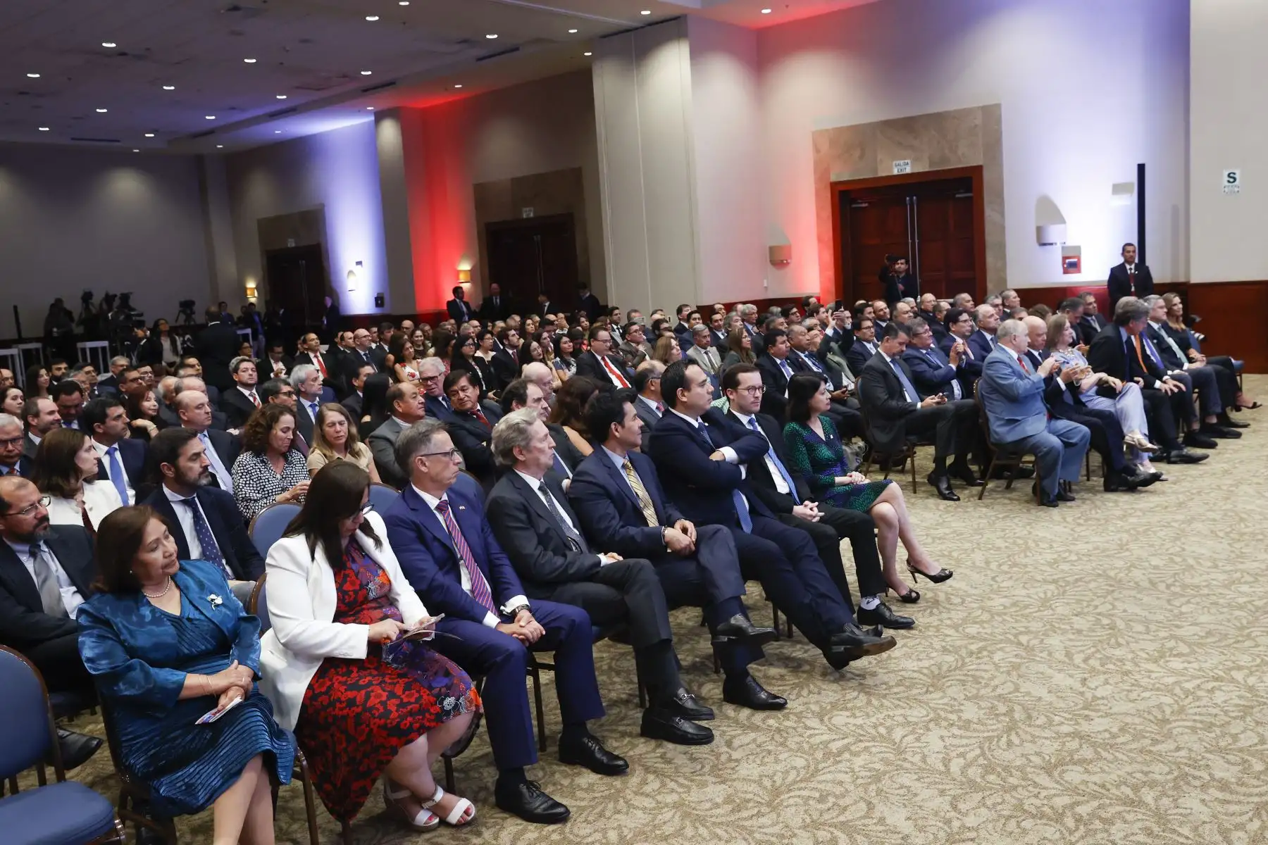 Presidenta Dina Boluarte participa en la ceremonia de transferencia de la presidencia del nuevo consejo directivo 2023-2025 de la Confiep.
Foto: ANDINA/Presidencia Perú
