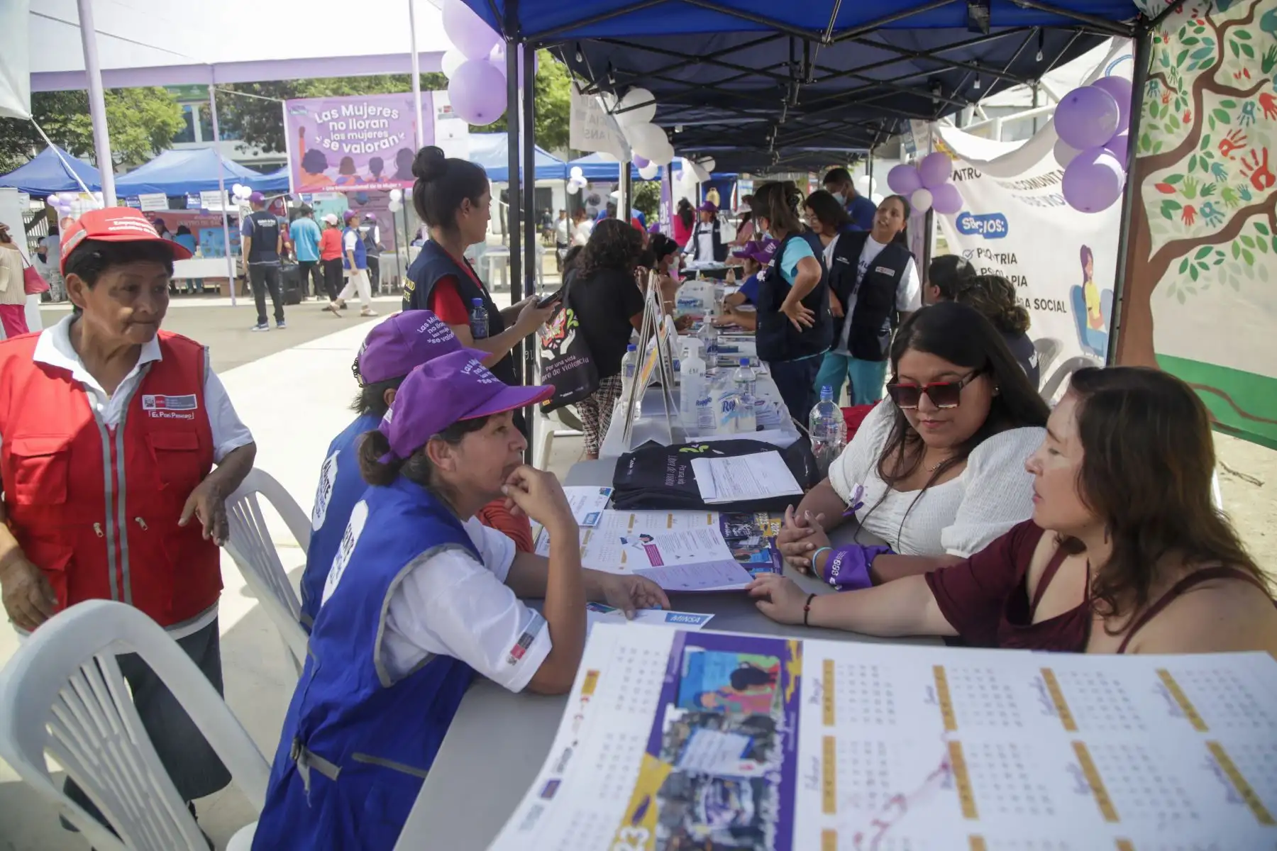 Feria integral dedicada al colectivo femenino, a fin de brindar reconocimiento de sus derechos, de su trabajo, de su igualdad respecto al hombre y sobre todo de su integridad como persona.
Foto: ANDINA/Juan Carlos Guzmán Negrini