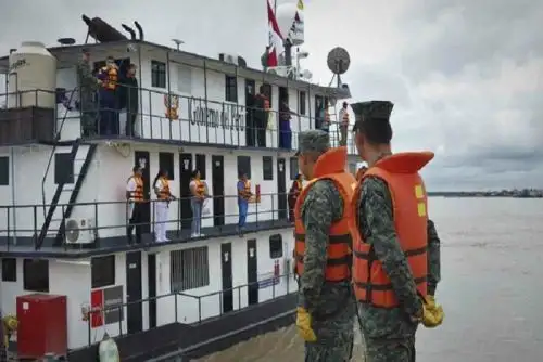 BAP Curaray inicio campaña social llevando atención para 26 comunidades del Alto Ucayali