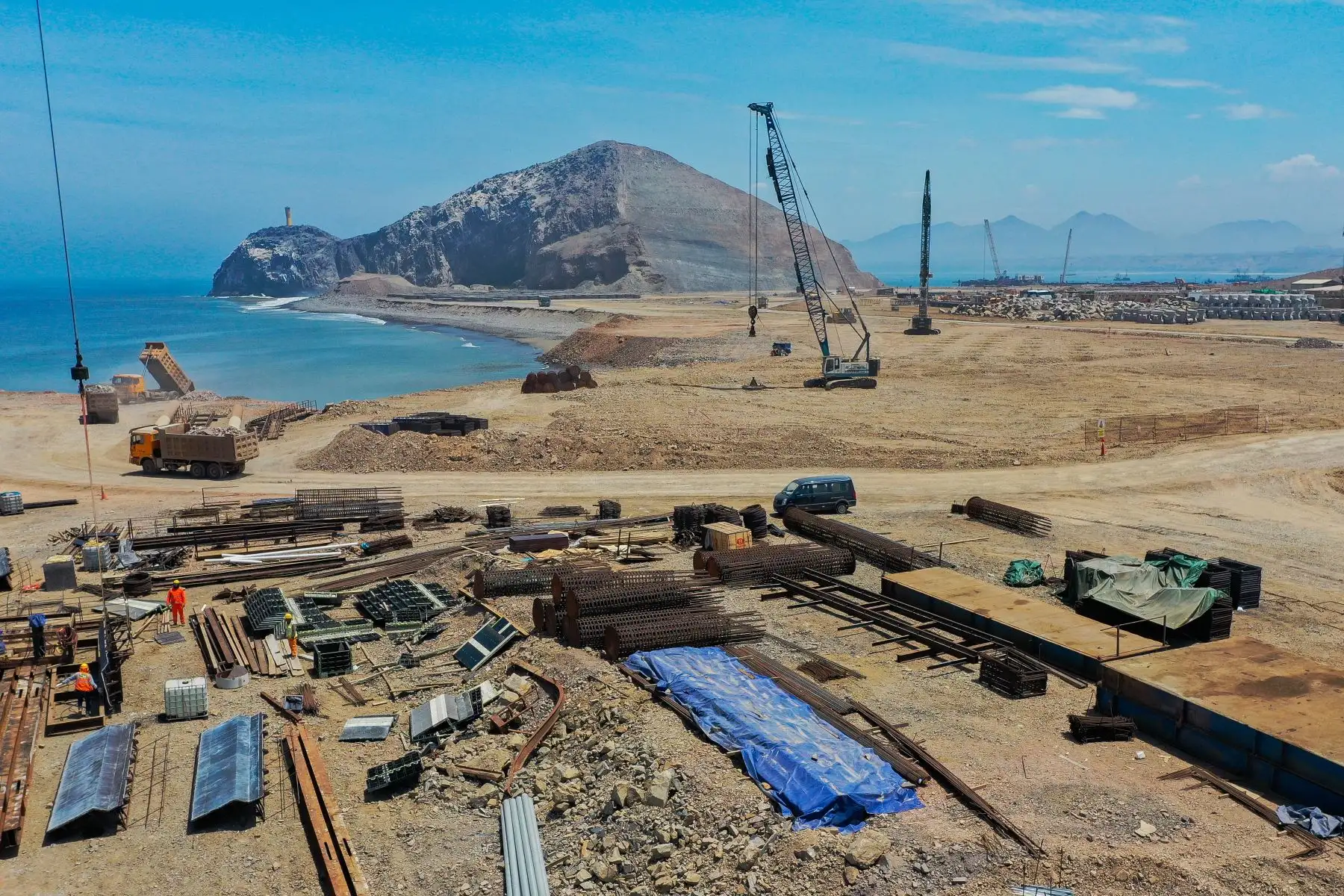 Las labores de construcción del túnel se reiniciarán cuando se subsanen las observaciones de ingeniería y la empresa Cosco Shipping Ports Chancay Perú S.A. asegure que se han tomado las medidas preventivas para minimizar la recurrencia de un evento similar. Foto: ANDINA/Difusión