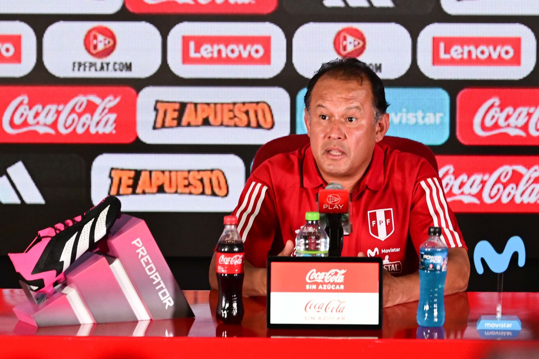 Juan Reynoso, director técnico de la selección peruana de fútbol. Foto: ANDINA/Difusión