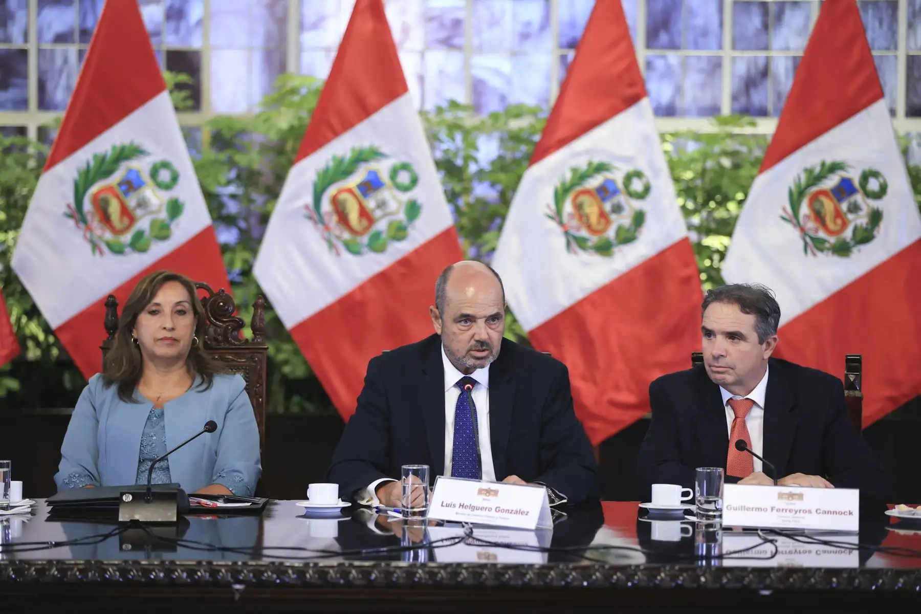 Presidenta Dina Boluarte sostuvo reunión de trabajo con el Consejo Empresarial Chileno-Peruano de manera presencial luego de 3 años. La cita tuvo lugar en el Palacio de Gobierno.
Foto: ANDINA/Presidencia Perú