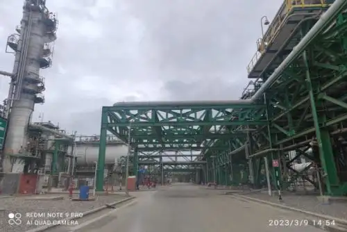 Las unidades de proceso y demás partes de la infraestructura del complejo refinero se encuentran despejadas, gracias al adecuado funcionamiento de los sistemas de drenaje ubicados en la NRT.
