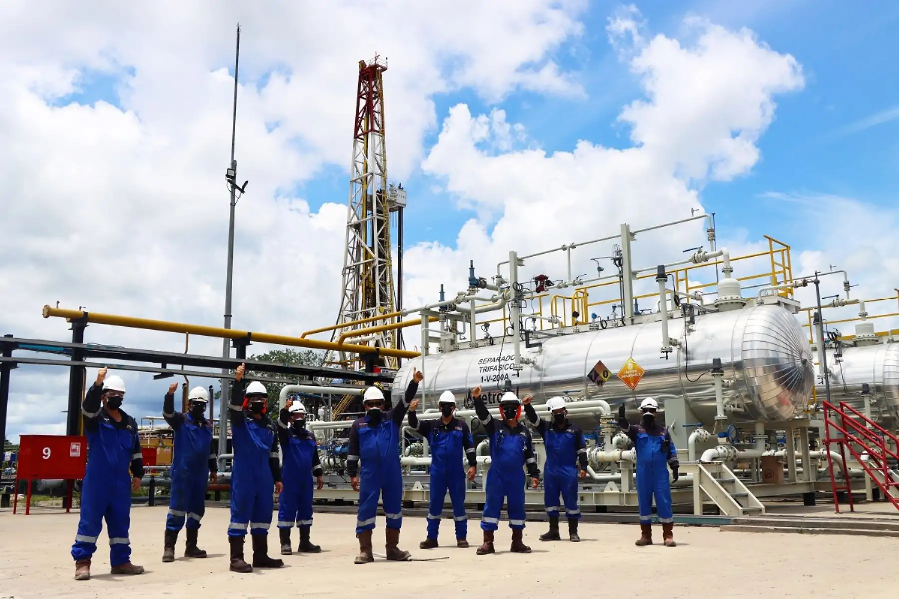 Estación de operaciones de PetroTal en la Amazonía peruana. Foto: Cortesía.