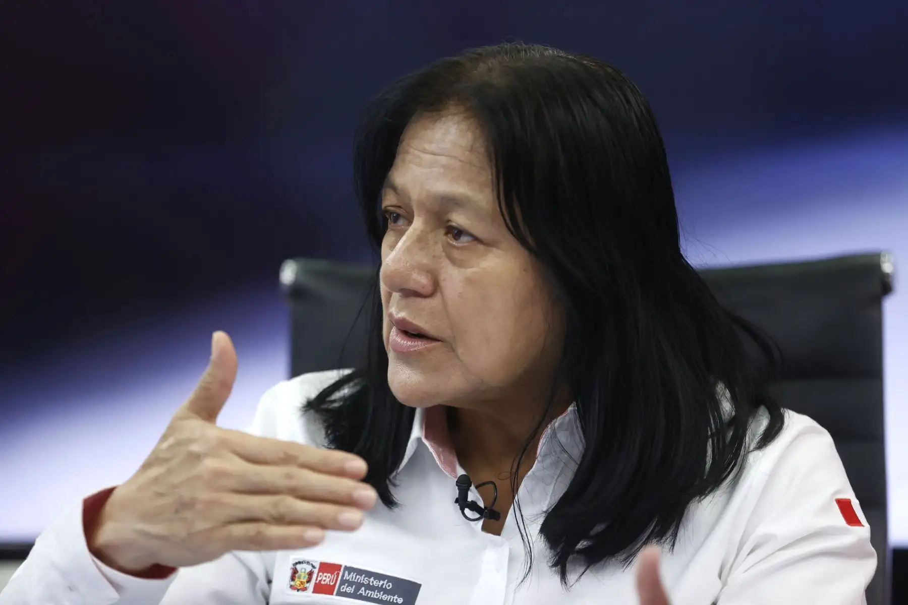 Entrevistamos a la ministra del Ambiente, Albina Ruiz. Conversamos sobre la coyuntura actual, cómo actúa el sector frente a riesgos de desastres, inundaciones, deslizamientos, incendios forestales, la Gran Cruzada Verde que impulsan, la intervención de Perú en la conservación de los océanos, entre otros temas #AndinaCanalOnline. Foto: ANDINA/Vidal Tarqui