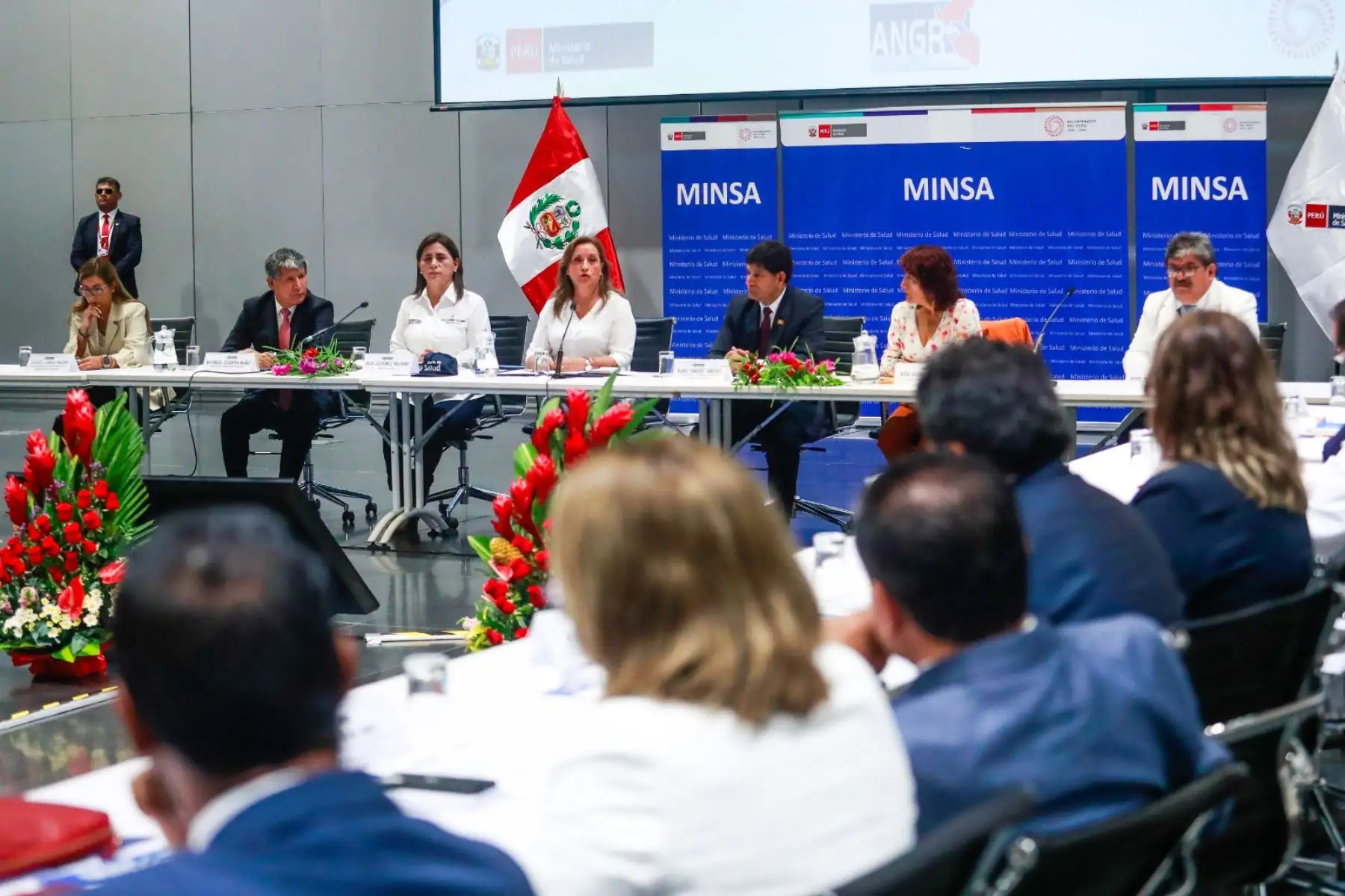 Presidenta Dina Boluarte participó en jornada de destrabe de los proyectos de inversión en Salud. Foto: ANDINA/ Prensa Presidencia