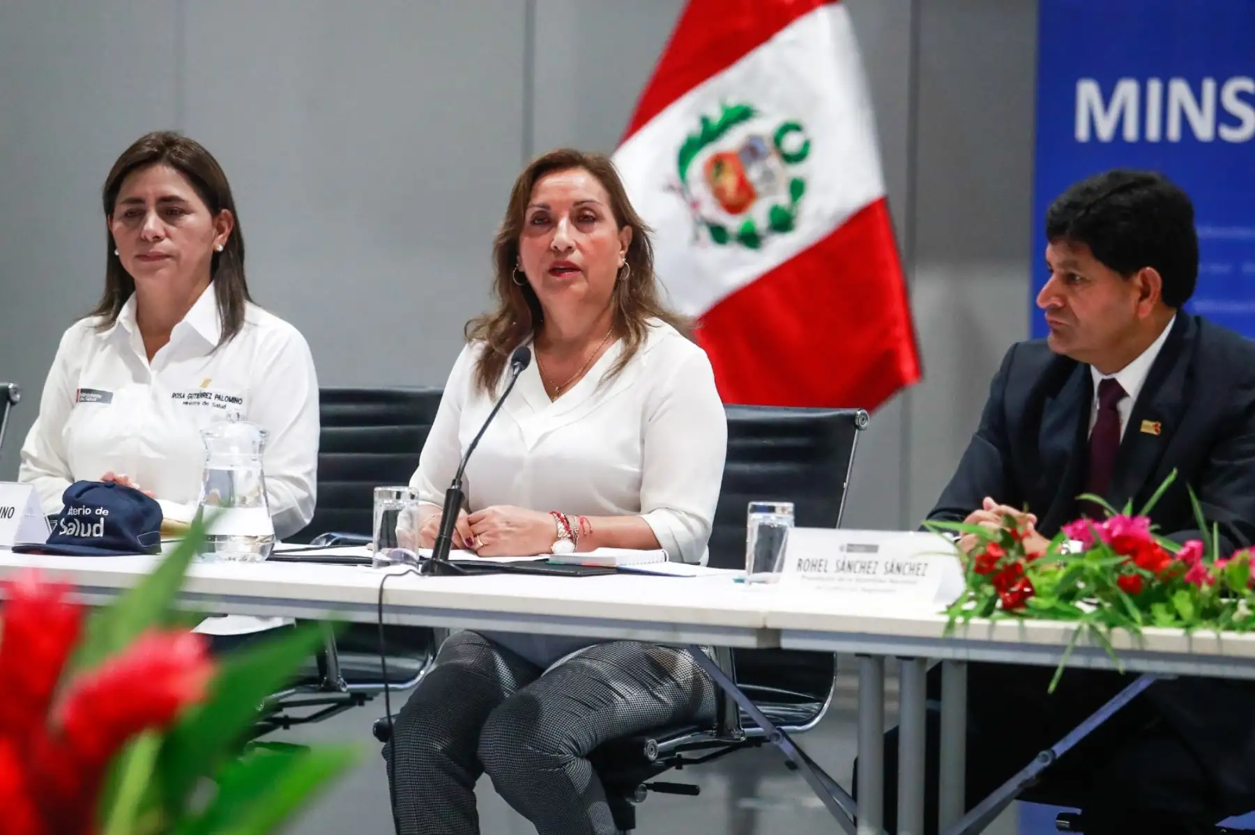 Presidenta Dina Boluarte participó en jornada de destrabe de los proyectos de inversión en Salud. Foto: ANDINA/ Prensa Presidencia