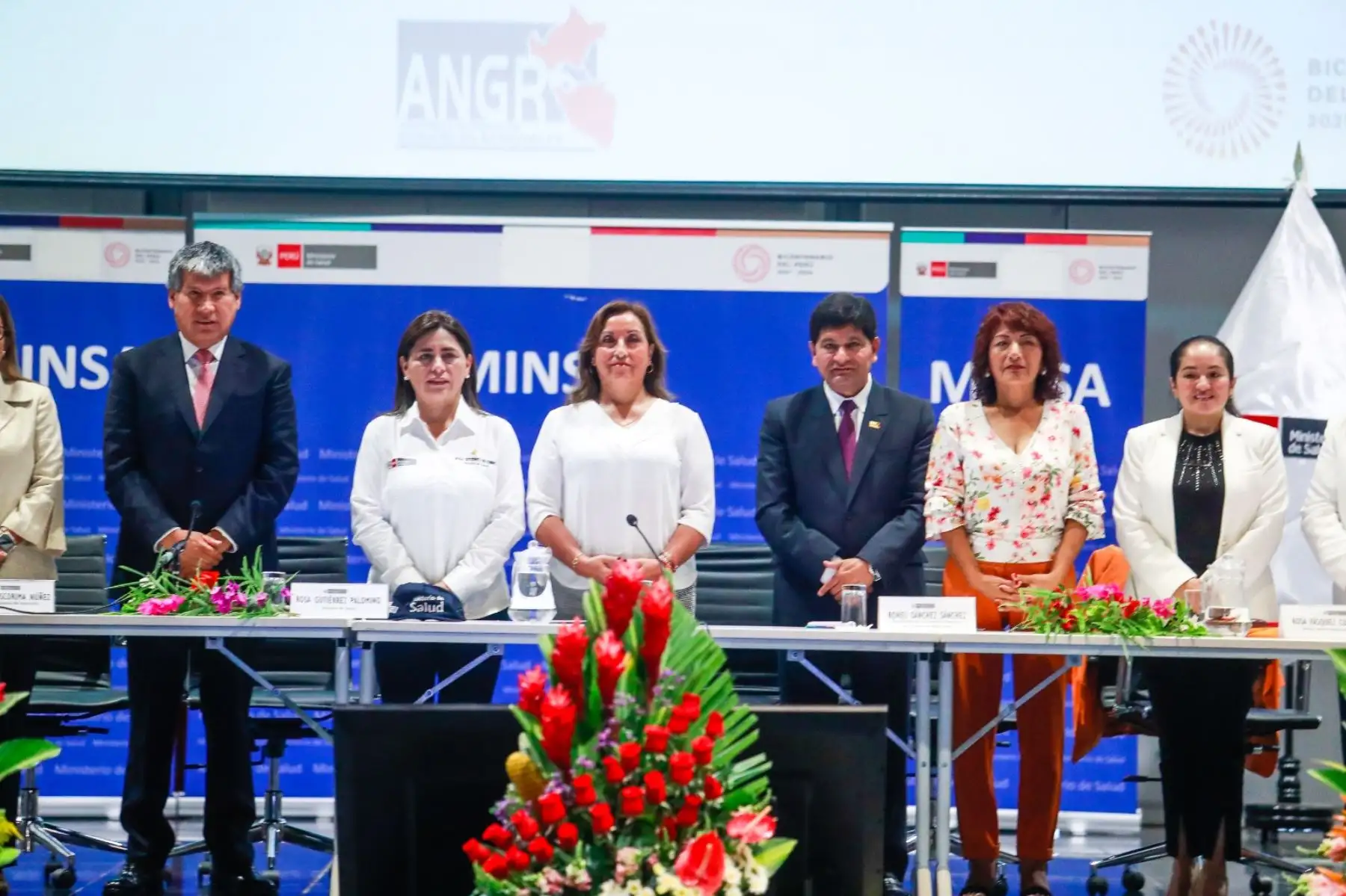 Presidenta Dina Boluarte participó en jornada de destrabe de los proyectos de inversión en Salud. Foto: ANDINA/ Prensa Presidencia