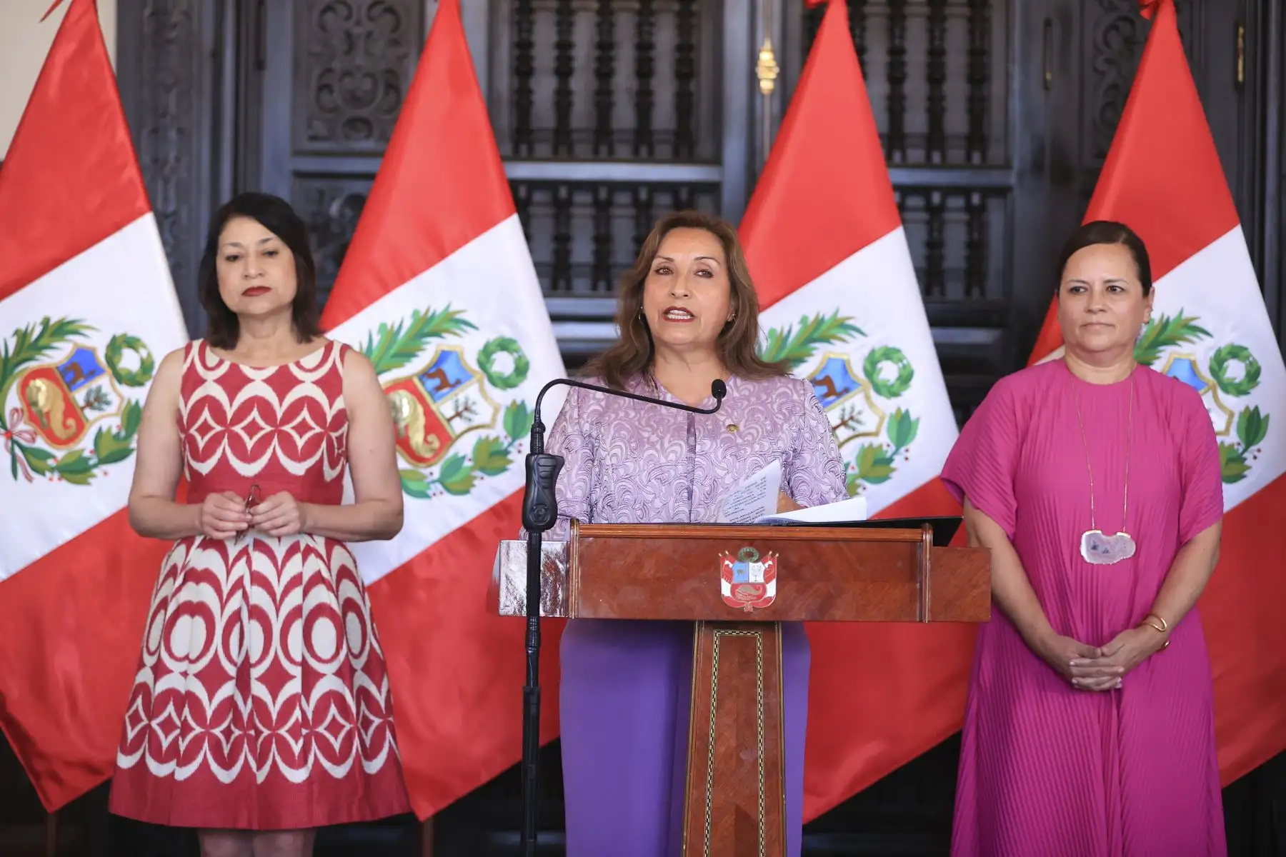 La presidenta Dina Boluarte se reúne con los integrantes del Consejo Empresarial de la Alianza del Pacífico, en Palacio de Gobierno.
 Foto: ANDINA/Prensa Presidencia