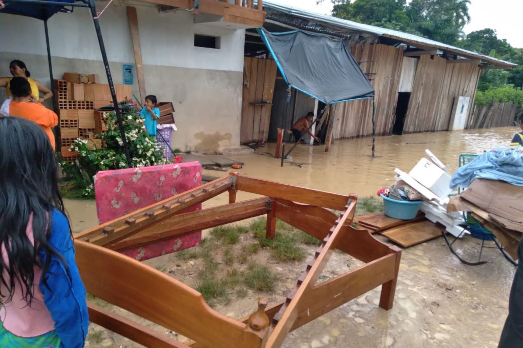 Las lluvias en la región San Martín han afectado tanto a viviendas como a infraestructura pública y terrenos de cultivo. Foto: ANDINA/Difusión