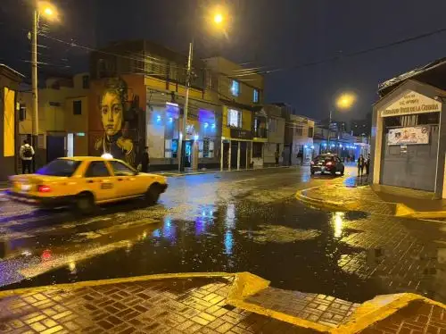 La policía nacional recomendó evitar en todo momento las maniobras bruscas. Foto: Cortesía