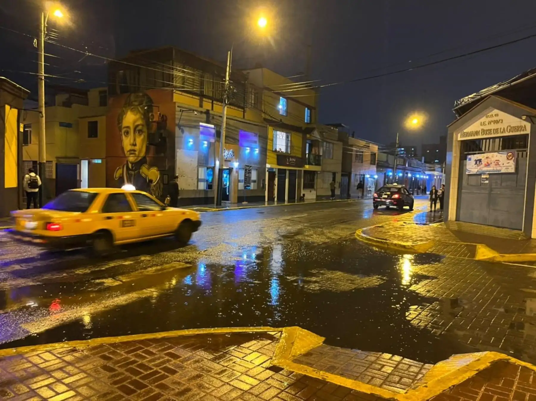 La policía nacional recomendó evitar en todo momento las maniobras bruscas. Foto: Cortesía