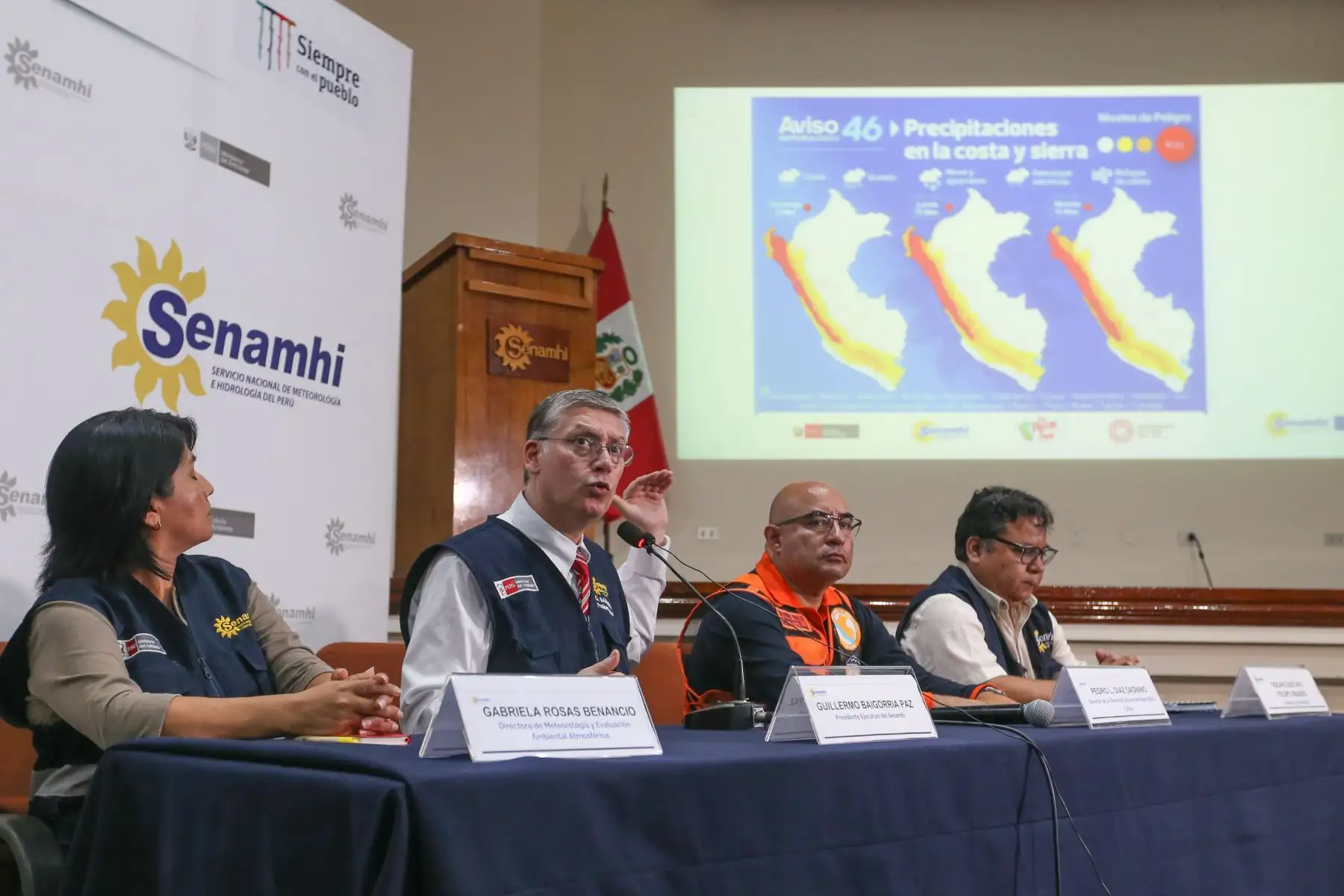 Lima Metropolitana y el Callao soportarán un periodo de lluvias de moderada a fuerte intensidad hasta el jueves 16 de marzo, informó esta noche, en conferencia de prensa, el Senamhi. Los días con mayores precipitaciones serán el martes 14 y el miércoles 15, con acumulados de dos litros por metro cuadrado (2 mm/d) en los distritos cercanos a la costa y valores superiores en jurisdicciones de Lima Este, como Chaclacayo y Chosica. Foto: ANDINA/Tatiana Gamarra.
