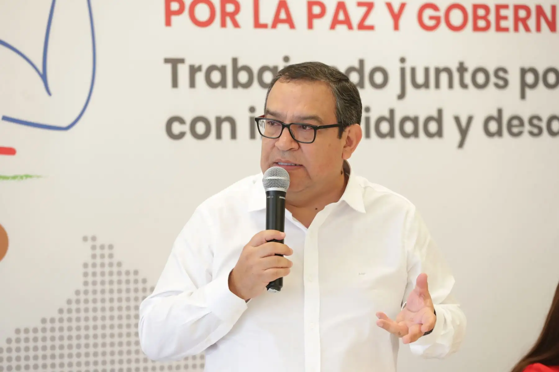 El titular de la PCM y ministros de Estado presentaron las acciones que se realizarán para contribuir al cierre de brechas de infraestructura, de los servicios básicos, y la mejora de la calidad de vida de la población beneficiada en Moquegua. Foto: PCM