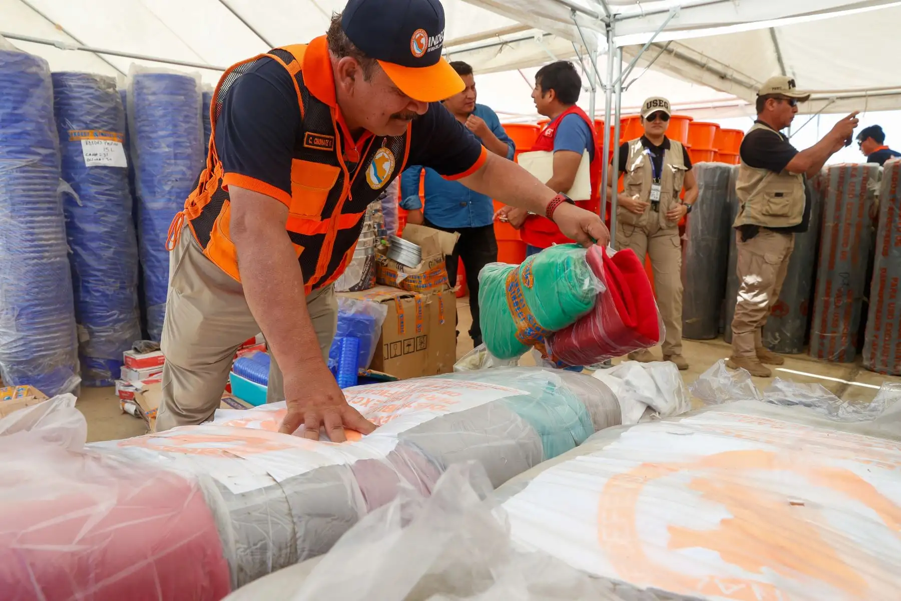Presidenta de la república, Dina Boluarte, llegó a Piura para atender la emergencia producida por las lluvias intensas. Foto:ANDINA/ Presidencia