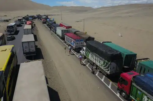 Tránsito bloqueado en Casma por caída del puente Sechín. ANDINA/Difusión
