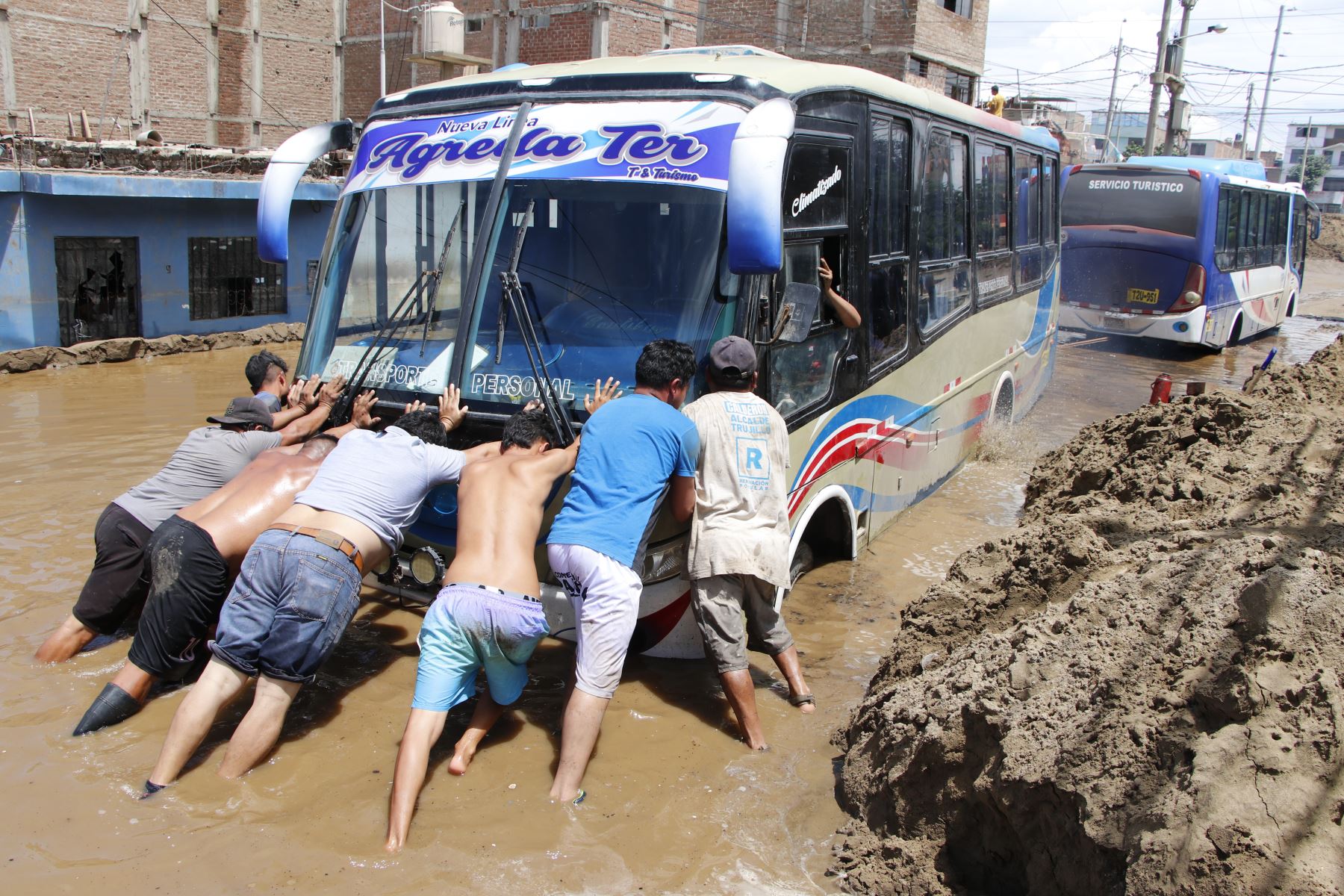 Intensas lluvias afectan varias localidades del país, provocando inundaciones. ANDINA/Difusión