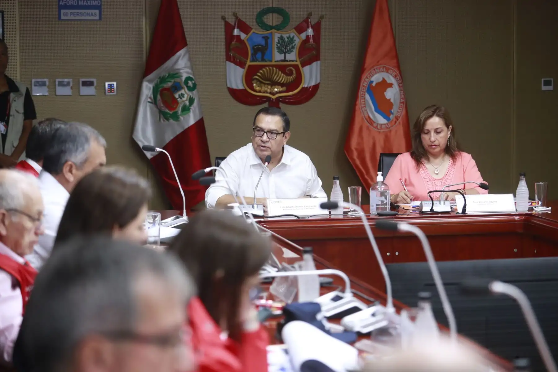 La presidenta Dina Boluarte, instaló la sesión del Consejo Nacional de Gestión del Riesgo de Desastres (CONAGERD). Foto: ANDINA/ Presidencia