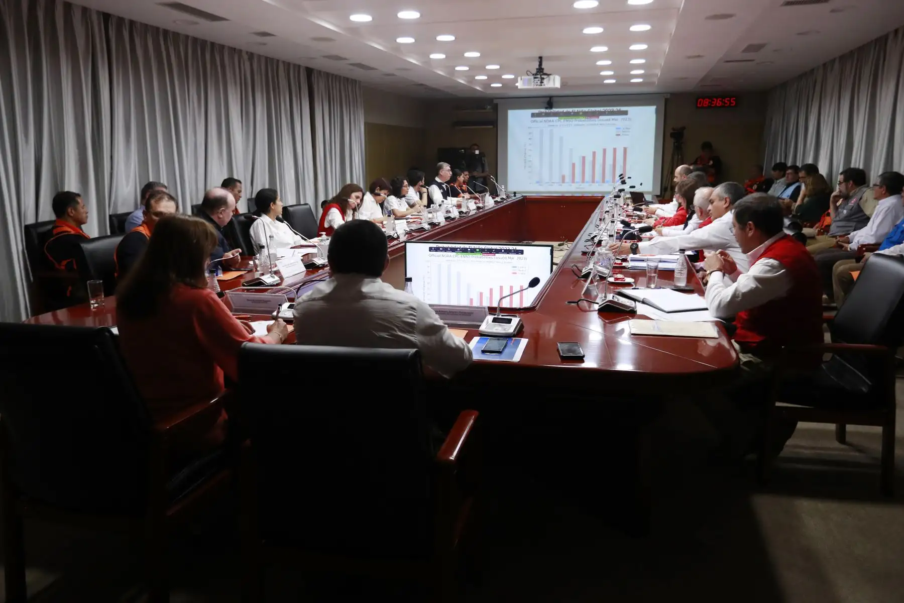 La presidenta Dina Boluarte, instaló la sesión del Consejo Nacional de Gestión del Riesgo de Desastres (CONAGERD). Foto: ANDINA/ Presidencia