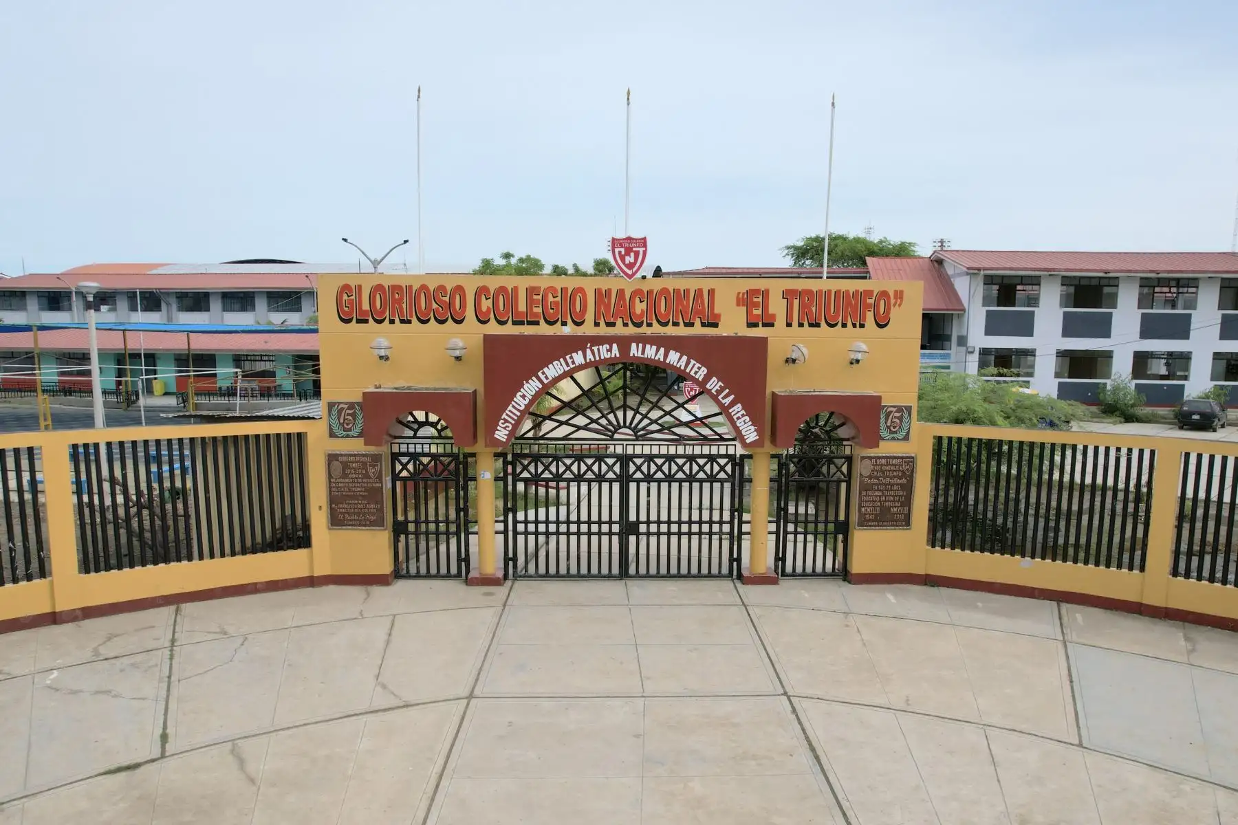 Así luce Colegio Nacional el Triunfo, del distrito de San José en Tumbes, tras las lluvias que azotaron la ciudad.

Foto: ANDINA/Ricardo Cuba