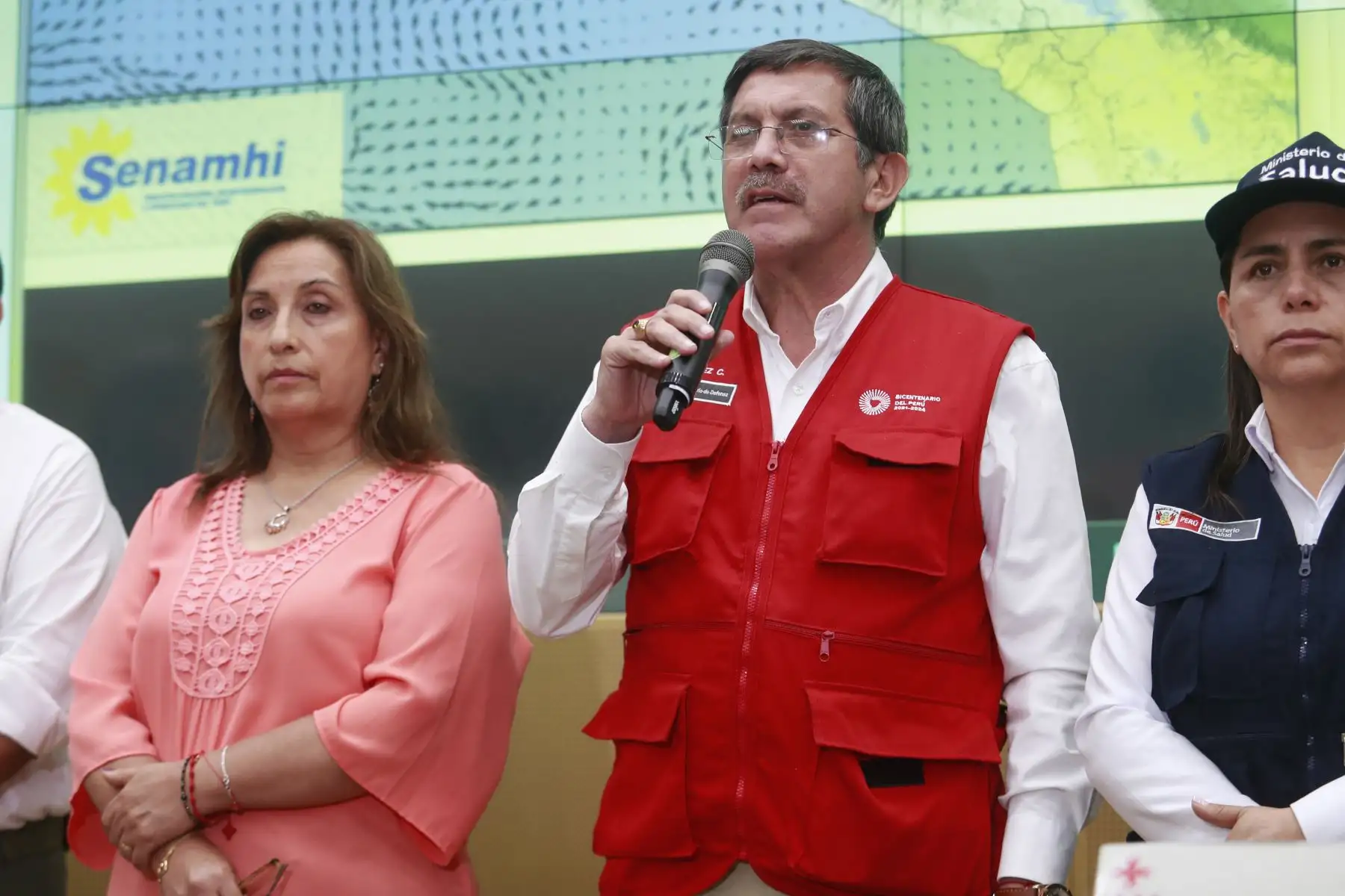 La presidenta Dina Boluarte, instaló la sesión del Consejo Nacional de Gestión del Riesgo de Desastres (CONAGERD). Foto: ANDINA/ Presidencia