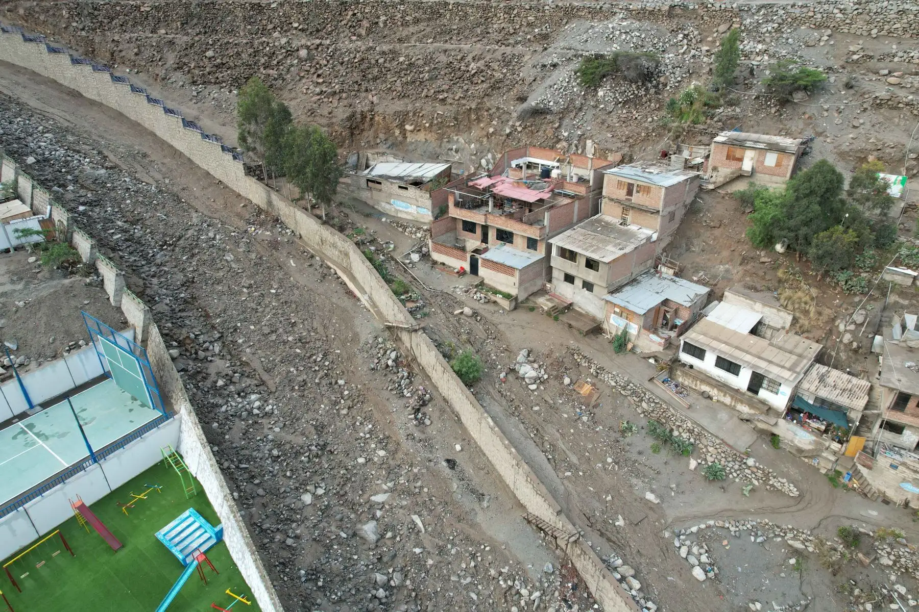 Quebrada Ramón Castilla en Chosica. Foto: ANDINA/Braian Reyna