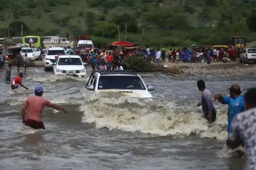 Las lluvias intensas van a continuar en el norte del país y por ello es importante prevenir para mitigar el impacto, recomendó el Enfen. ANDINA/Ricardo Cuba