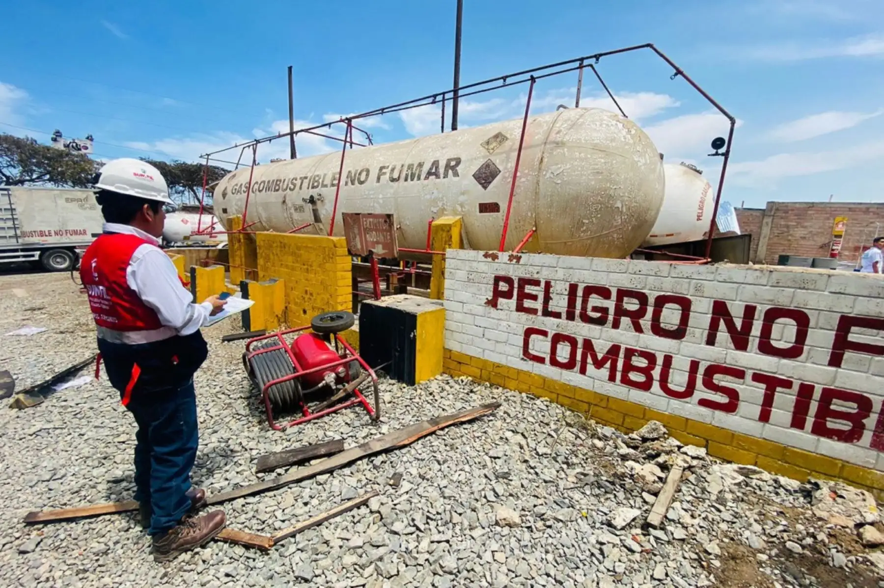 Sunafil inició investigación de explosión en planta de GLP en Villa el Salvador. Foto: Cortesía.