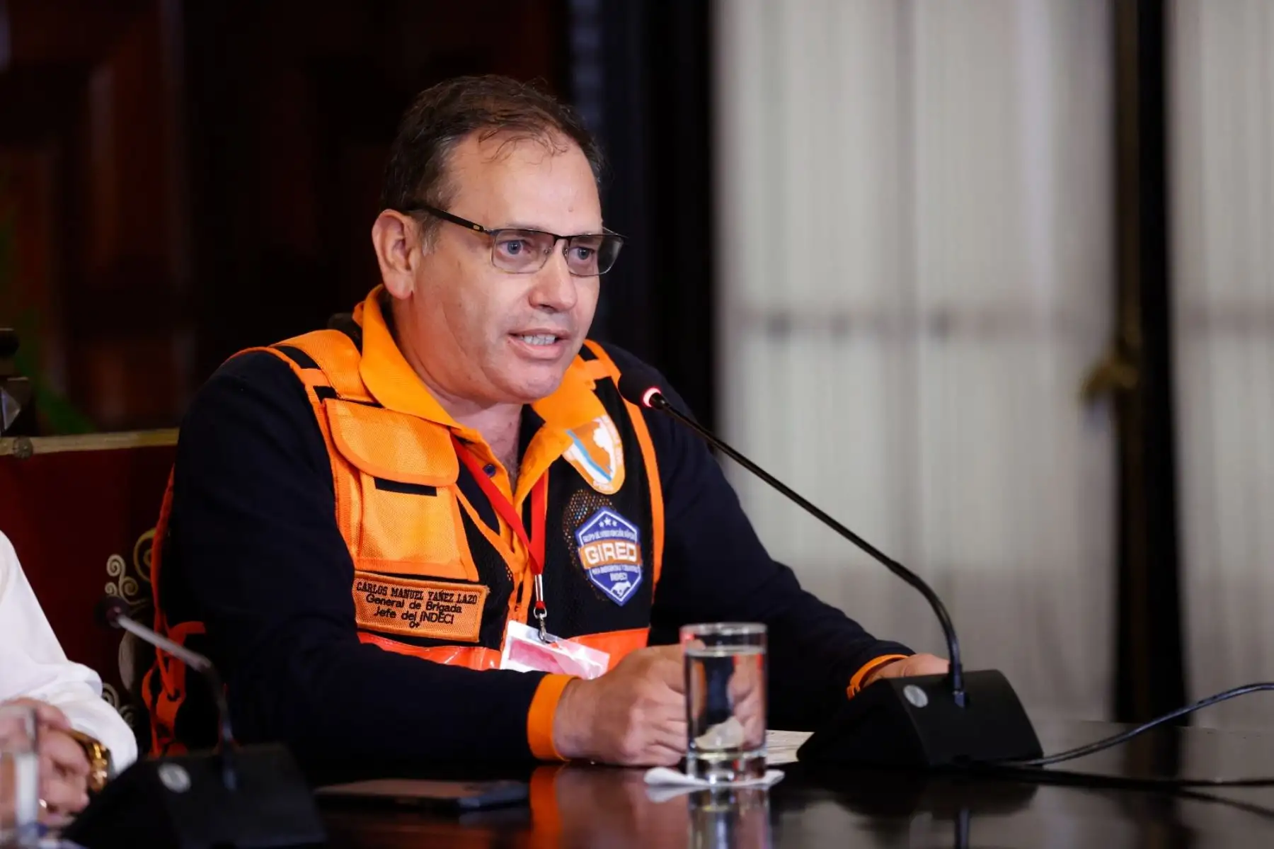 Desde el 1 de enero, las intensas lluvias han dejado 50 fallecidos, 48 heridos, 5 desaparecidos, así como 7223 damnificados y más de 45,000 afectados, informó esta noche el jefe del Instituto Nacional de Defensa Civil (Indeci), Carlos Yáñez Lazo. Foto: ANDINA/Prensa Presidencia