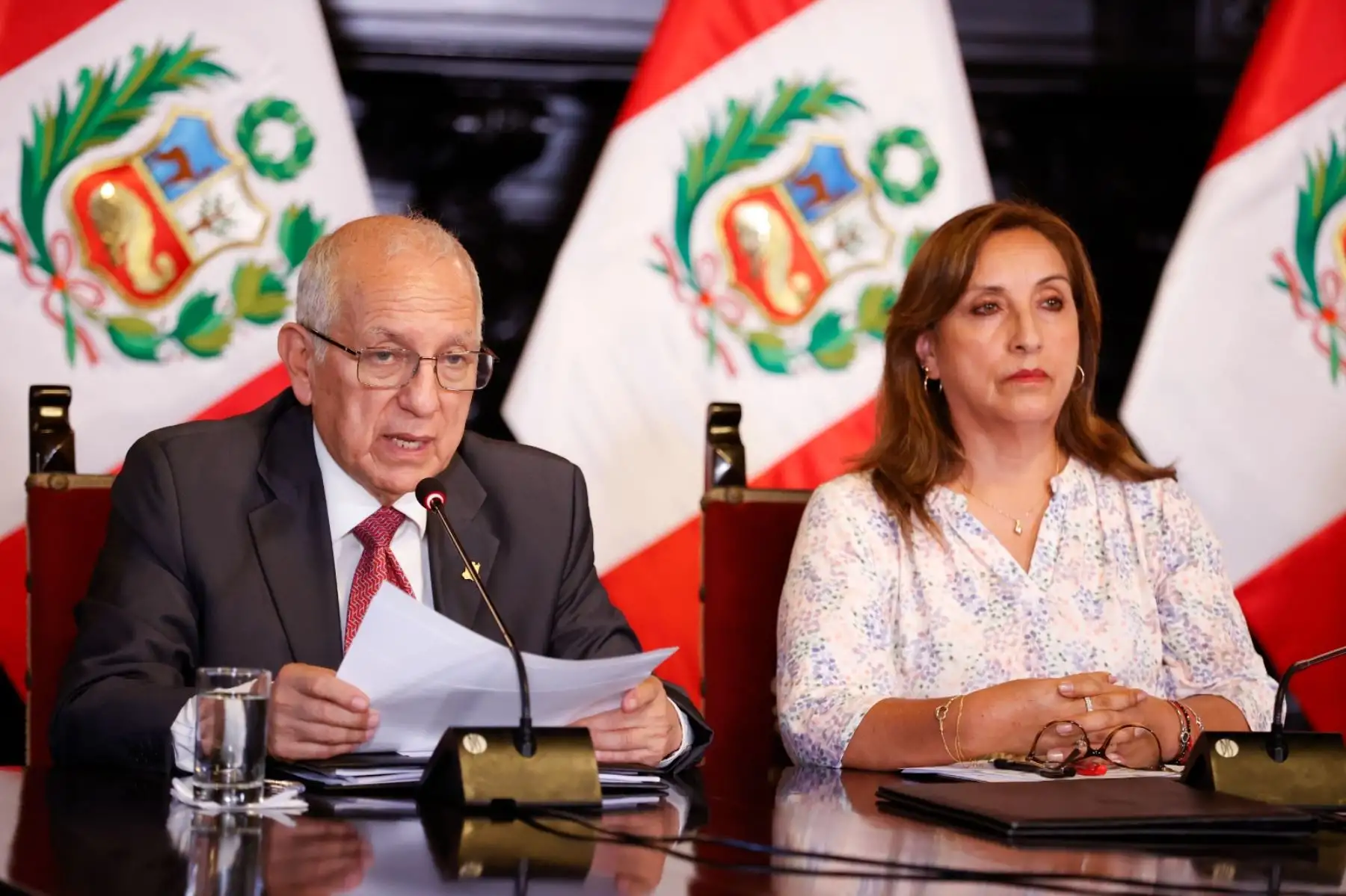 Las clases escolares se iniciaron, hoy lunes 13 de marzo, en el 100% de los colegios ubicados en 11 regiones del Perú, informó el ministro de Educación, Óscar Becerra, quien agradeció a la comunidad educativa por contribuir al buen inicio del año escolar en esas jurisdicciones. Foto: ANDINA/Prensa Presidencia