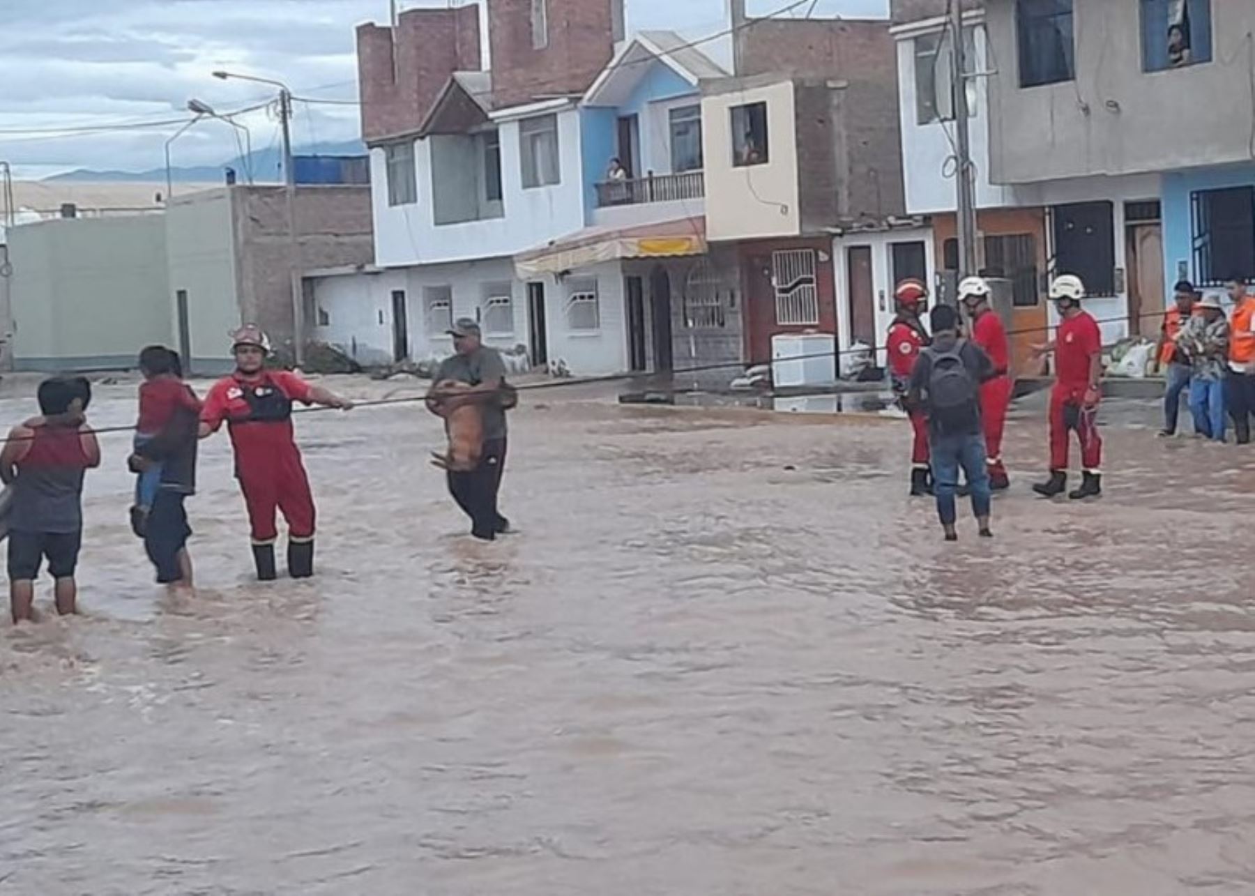 Las lluvias intensas en La Libertad dejan hasta el momento 1 fallecido, 6,190 damnificados y más de 20,000 afectados; además de cuantiosos daños materiales. Foto: ANDINA/difusión.
