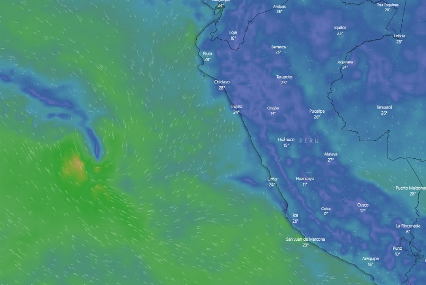 El ciclón Yaku aún permanece frente a las costas del Perú y causa severos estragos en la población, pero su tendencia es a desplazarse hacia el oeste; es decir, hacia la zona central del océano Pacífico alejándose de nuestro litoral, informó el Senamhi.