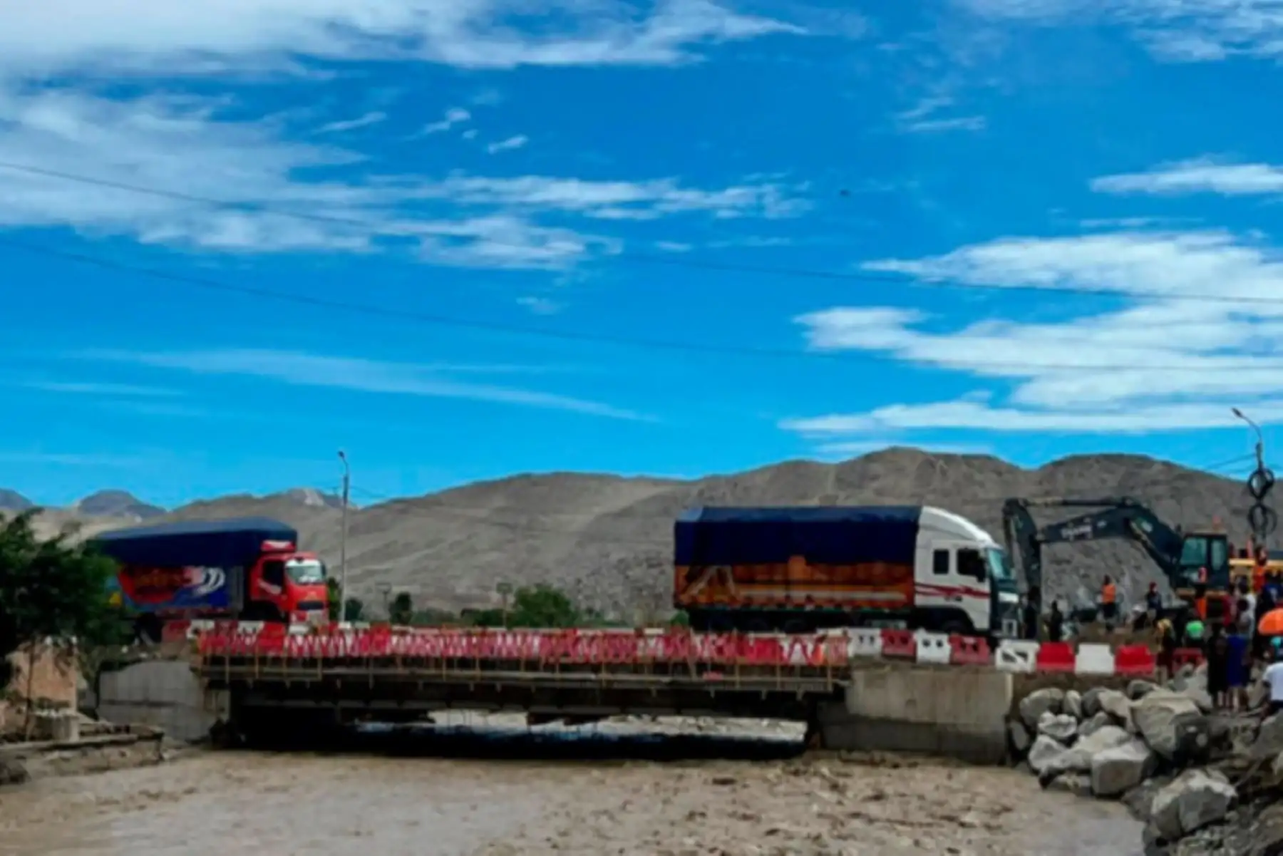 Los trabajos se vienen ejecutando dentro de los parámetros técnicos debido a la magnitud de los daños ocasionados por la crecida del río y las fuertes lluvias.