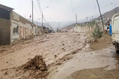 Emergencia por las lluvias: ayer cayó un huaico en San Jerónimo-Huarochirí. Foto: archivo.