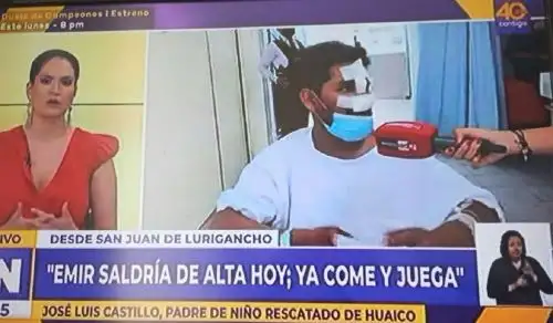 José Luis Castillo, padre de niño rescatado en huaico de Jicamarca