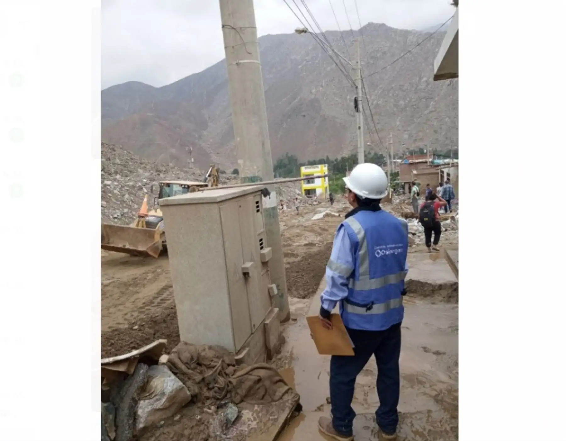 Un total de 106 interrupciones eléctricas se registraron en el país a consecuencia de las lluvias intensas y huaicos originados por el ciclón Yaku.