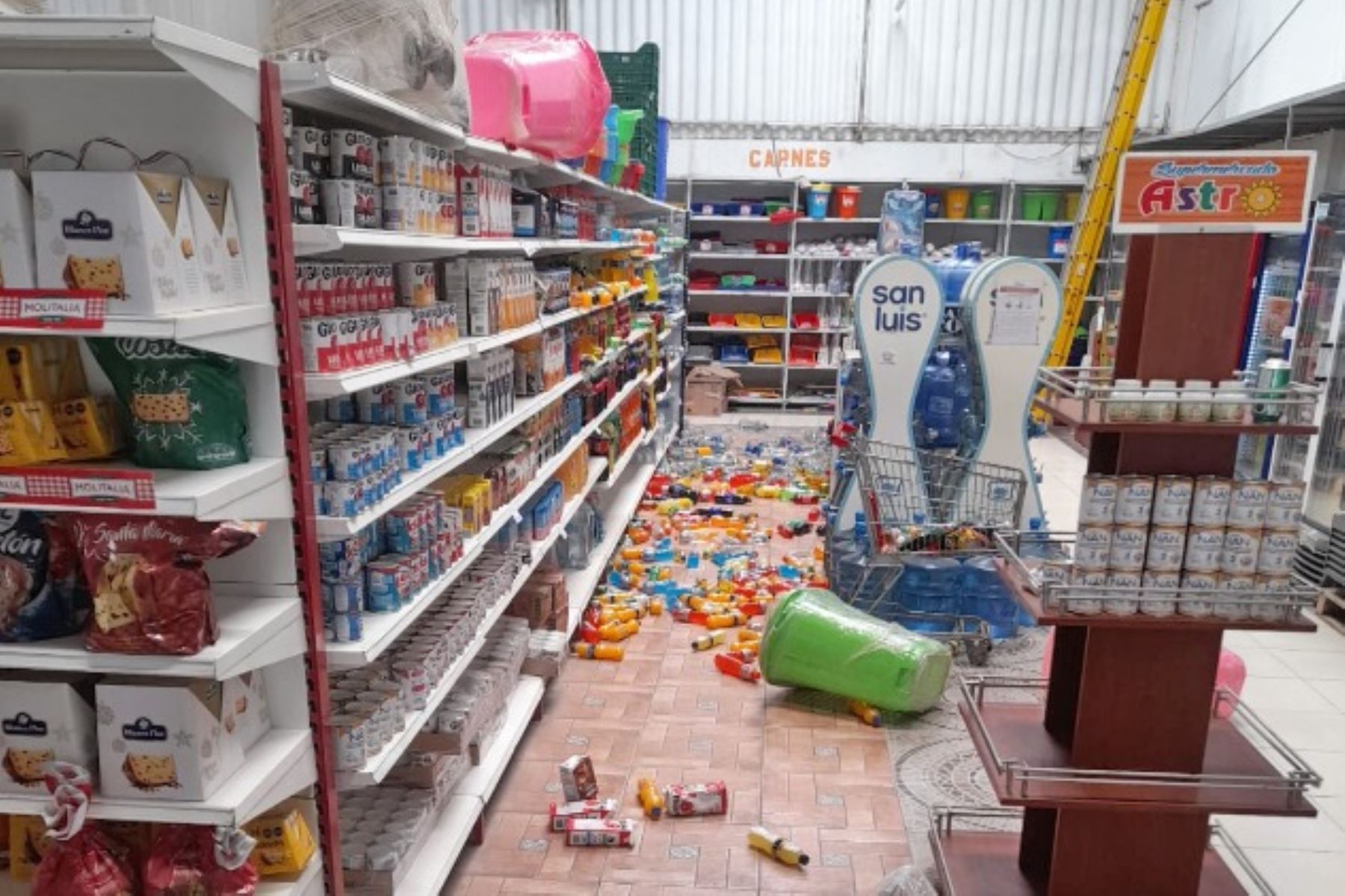 Temblor de magnitud 7.0 provoca daños materiales en la ciudad de Tumbes. Foto: ANDINA.